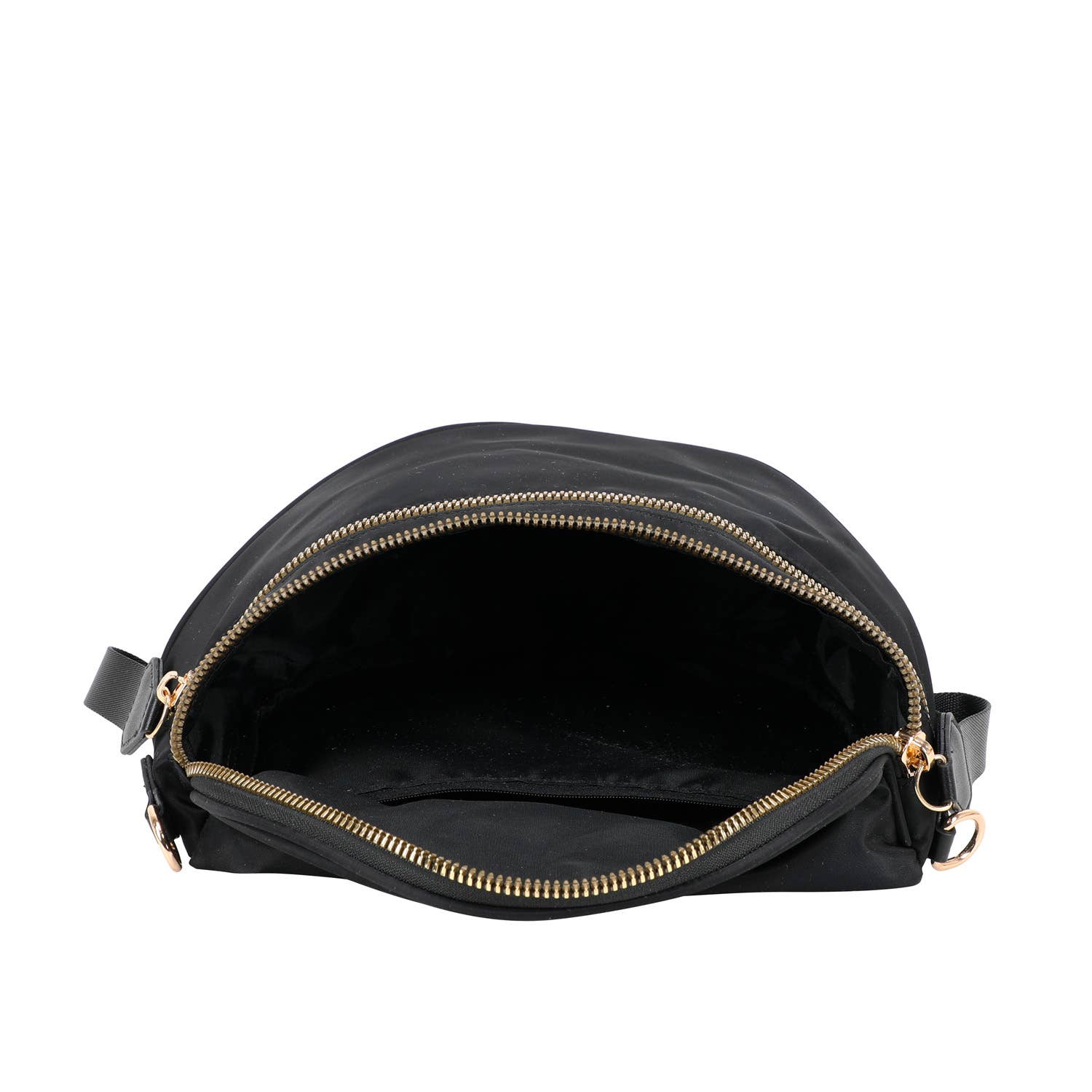 Paulina Nylon Waterproof Crossbody Bag by AMPERE CREATIONS, featuring multiple compartments and a stylish design.