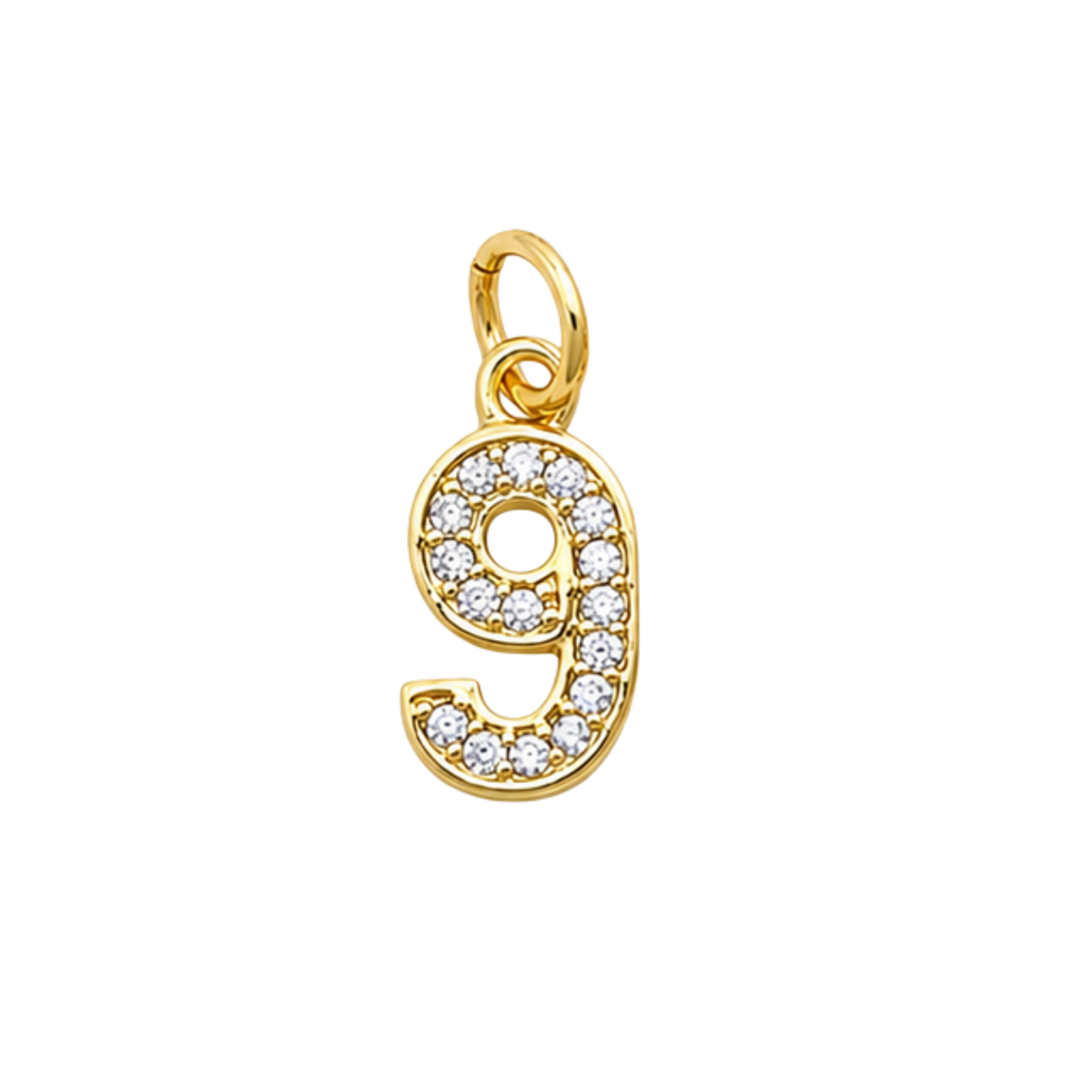 Number Charm Pendant