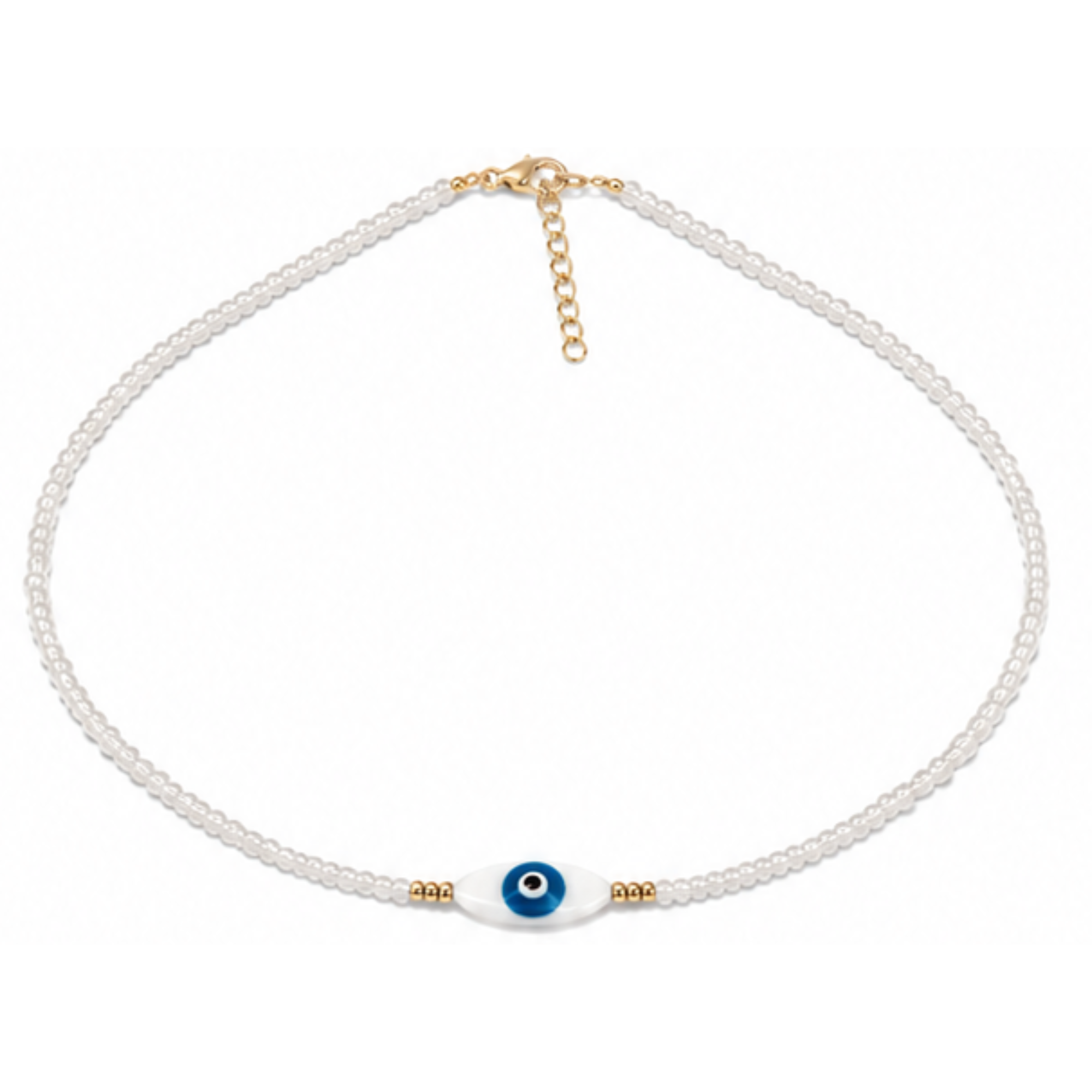 Evil Eye Beaded Necklace