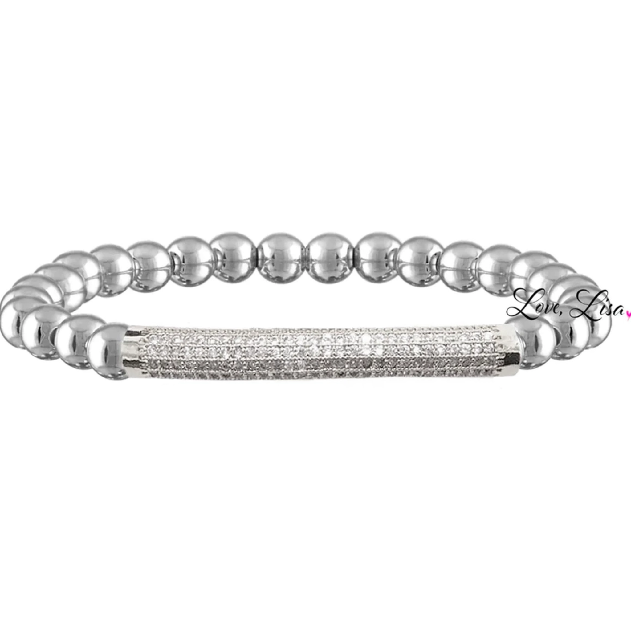 Lexi Pave Bar Bracelet - Let's Bag It