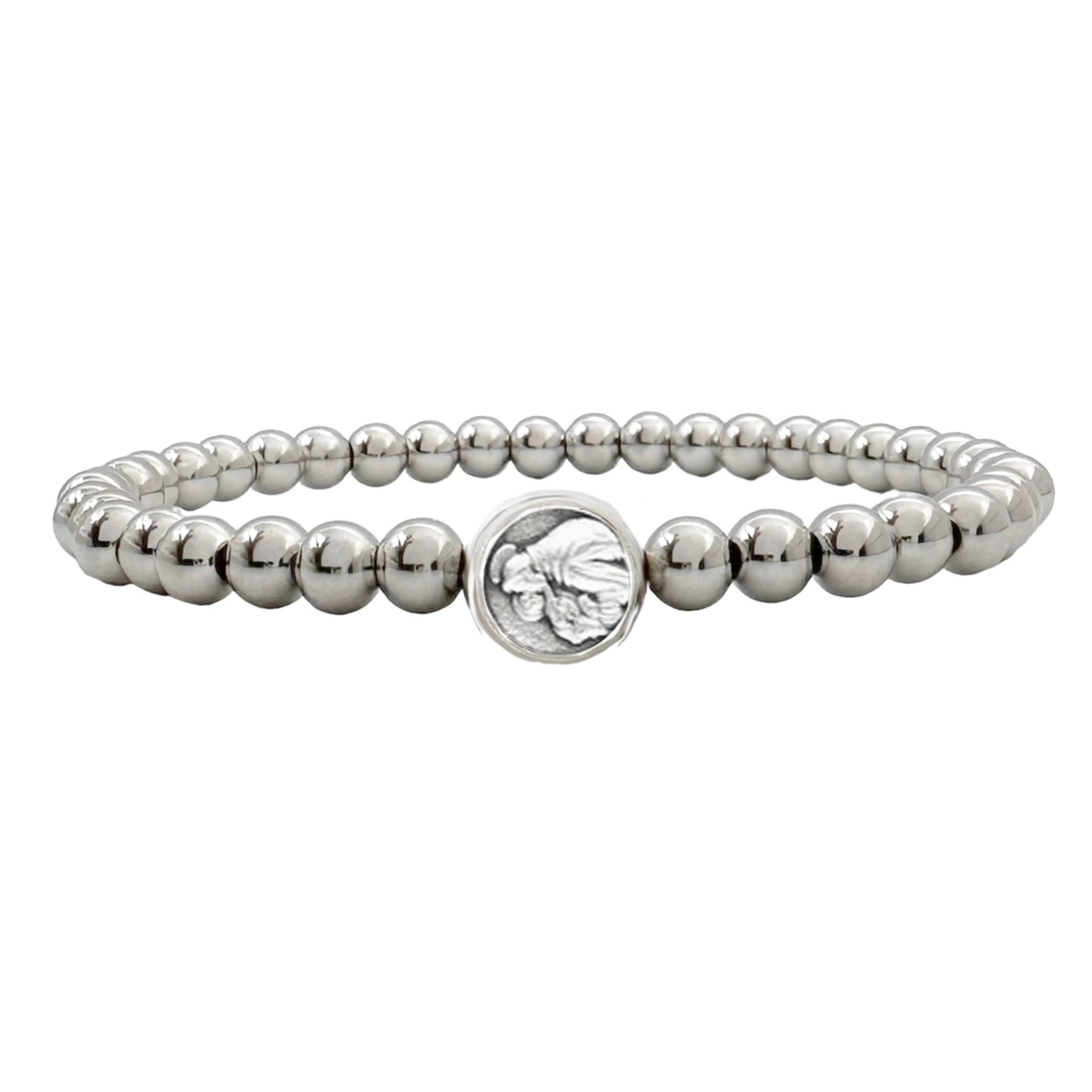 Subliminal St. Anthony Beaded Stretch Prayer Bracelet - Let's Bag It