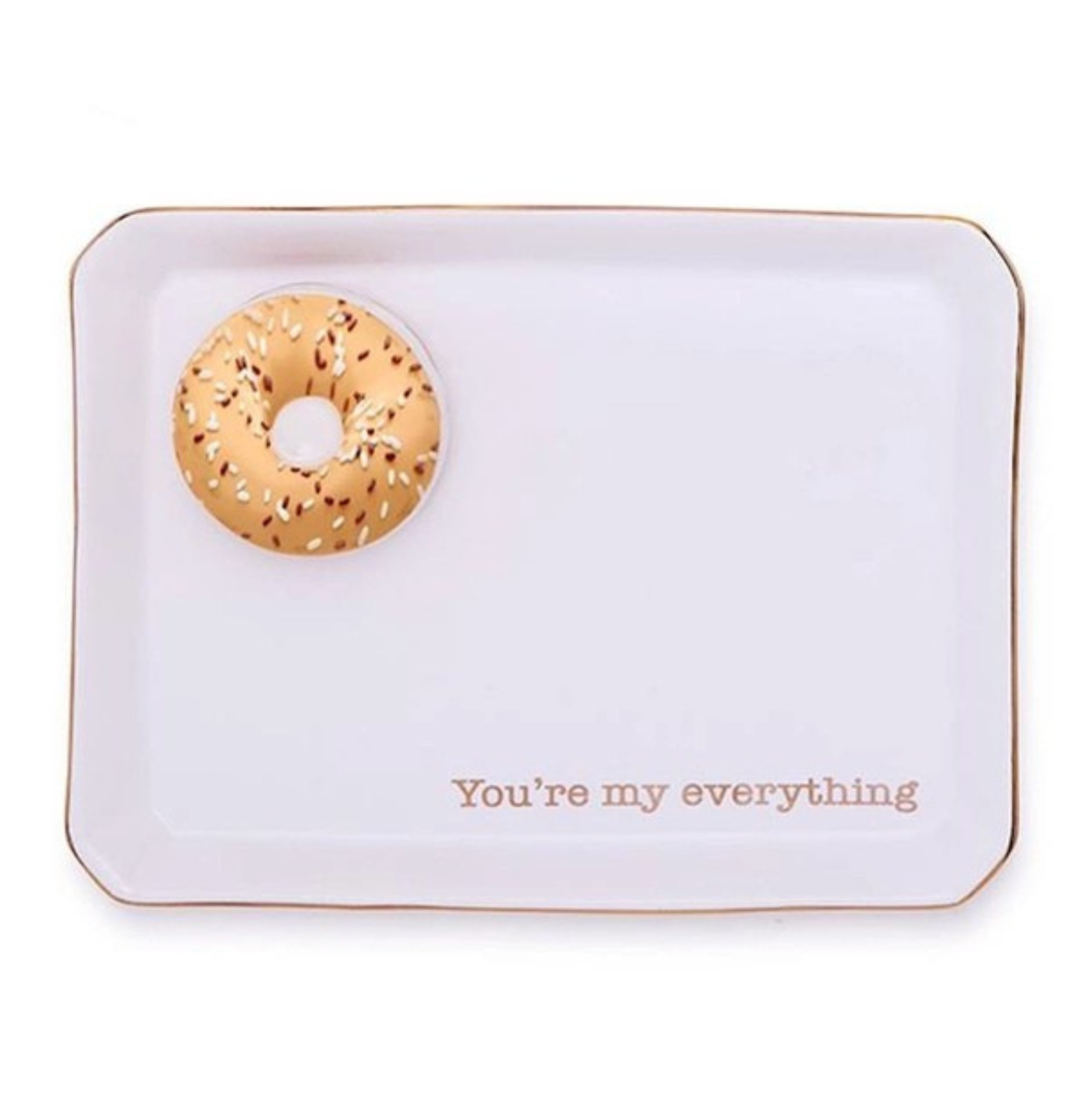 Private Vendor Iconic Eats trinket tray featuring colorful, decorative design for organizing jewelry and small accessories.