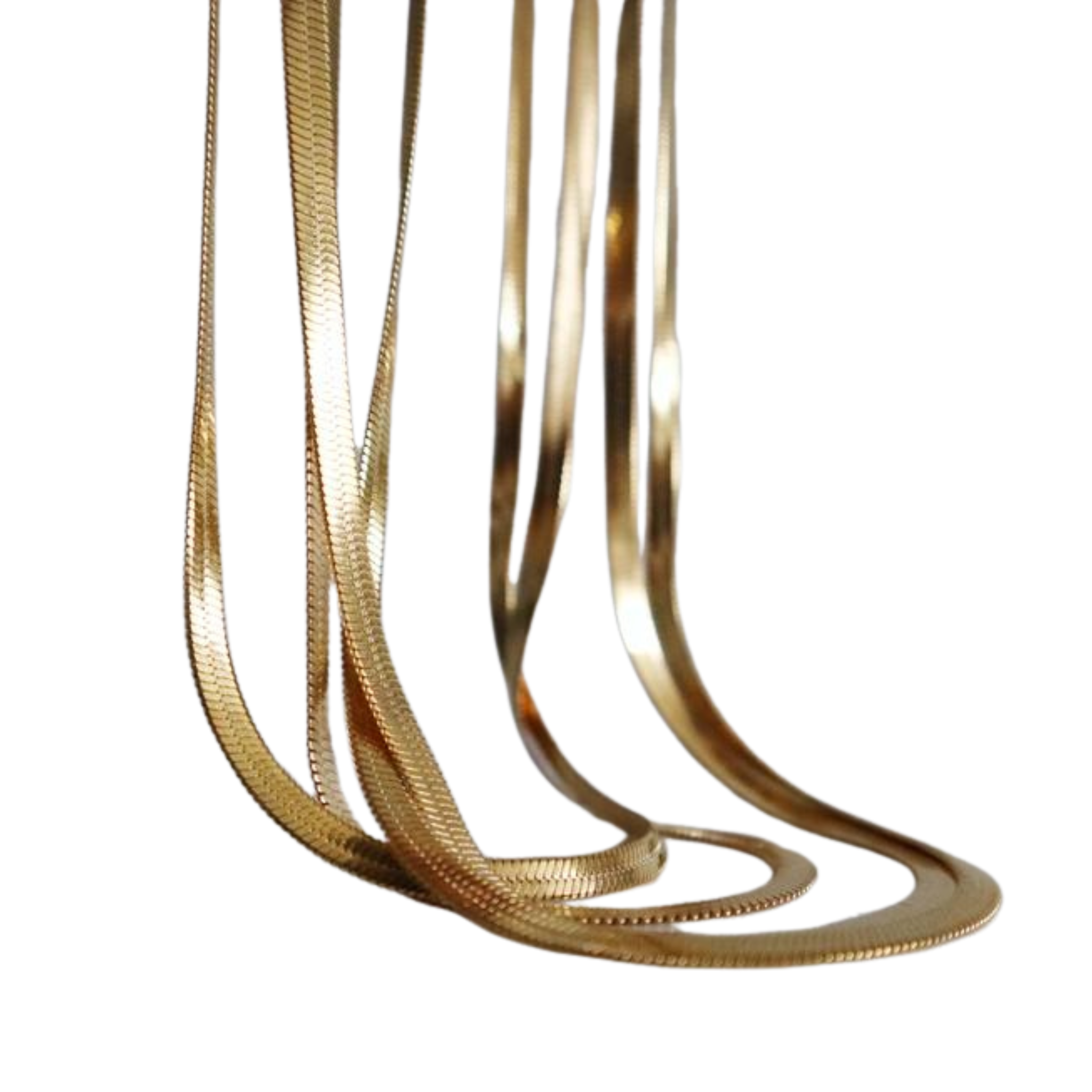 Snake Herringbone Chain | Everyday Chain - Let's Bag It