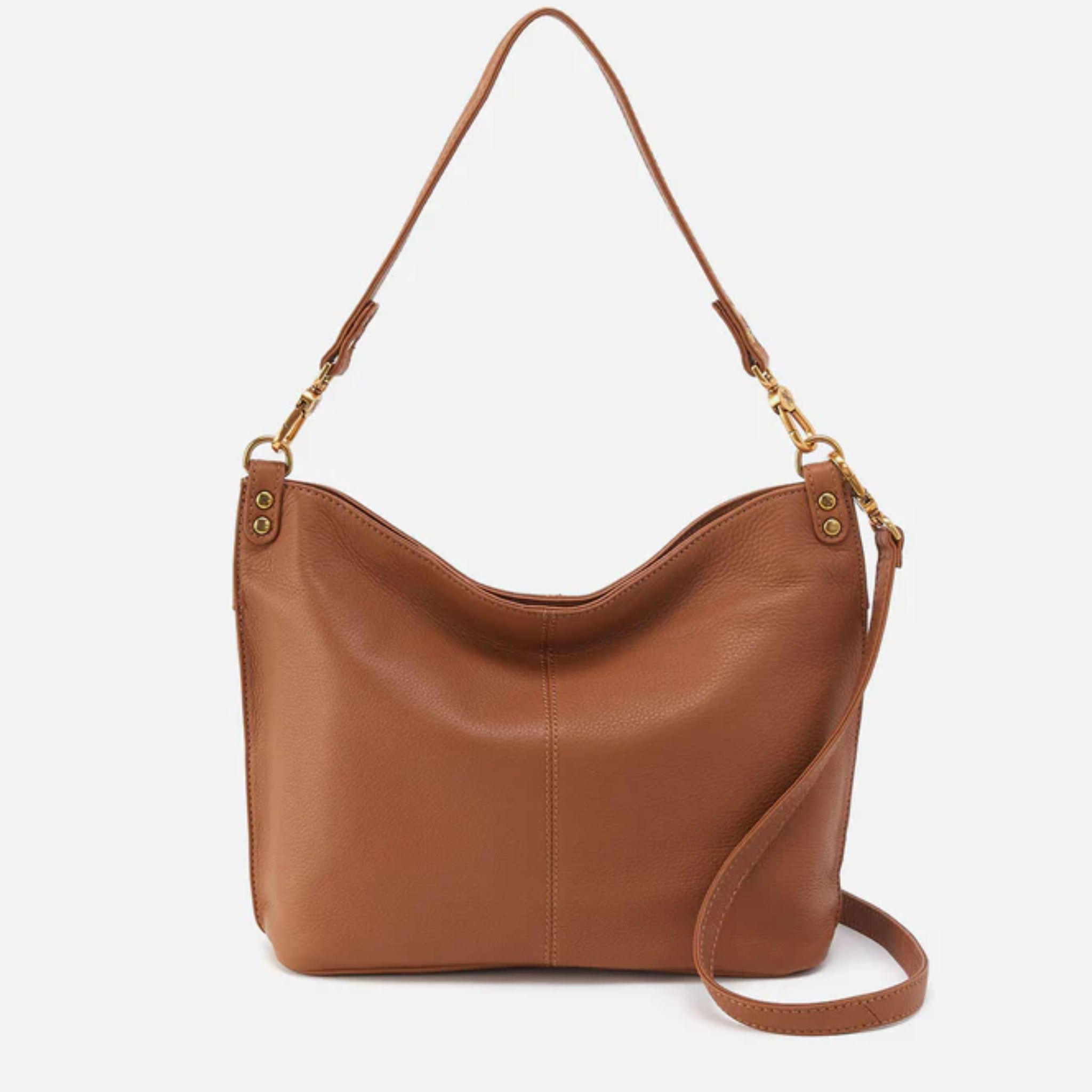 Pier Shoulder Bag - Pebbled Leather | Warm Honey