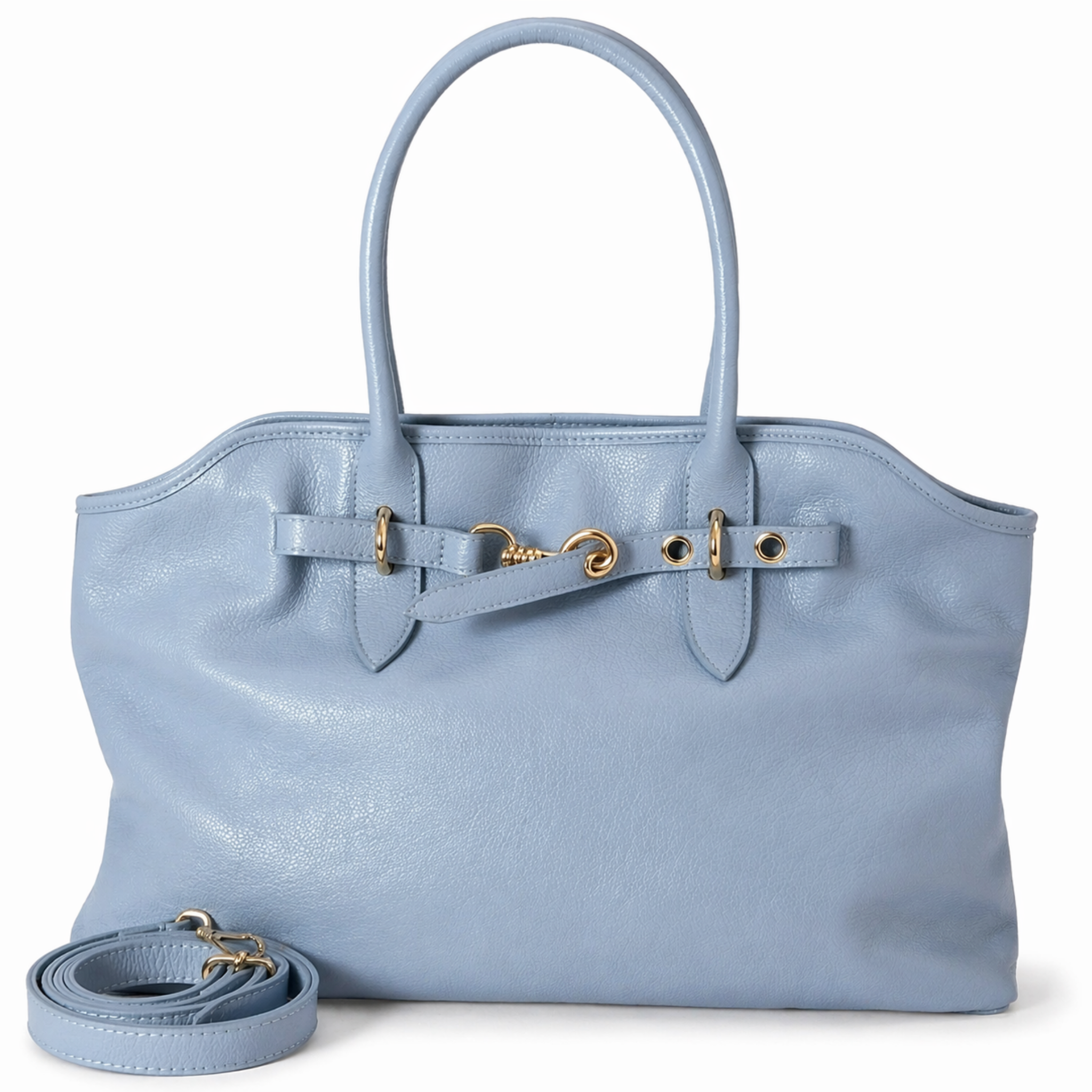 Private label Arlette Carryall handbag with structured design, top handles, and stylish exterior in neutral tones.