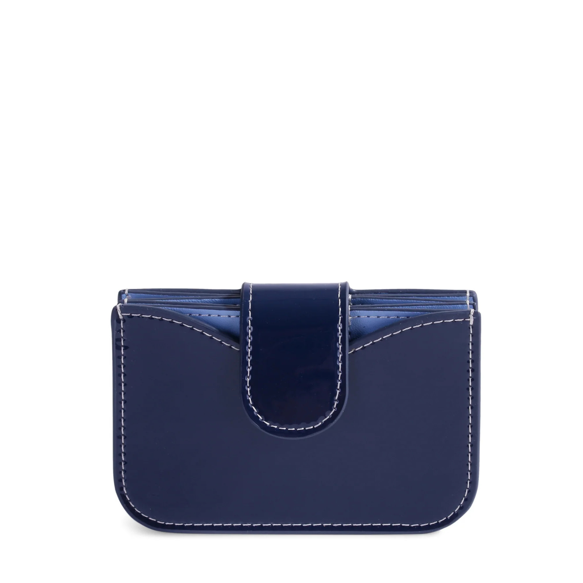 Lili Patent Leather Accordion Wallet