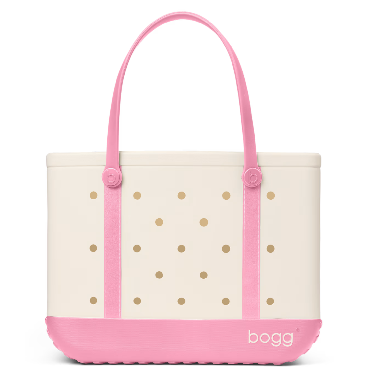 Bright pink BOGG BAGS Original Bogg Bag tote with sturdy handles and spacious interior for casual outings.