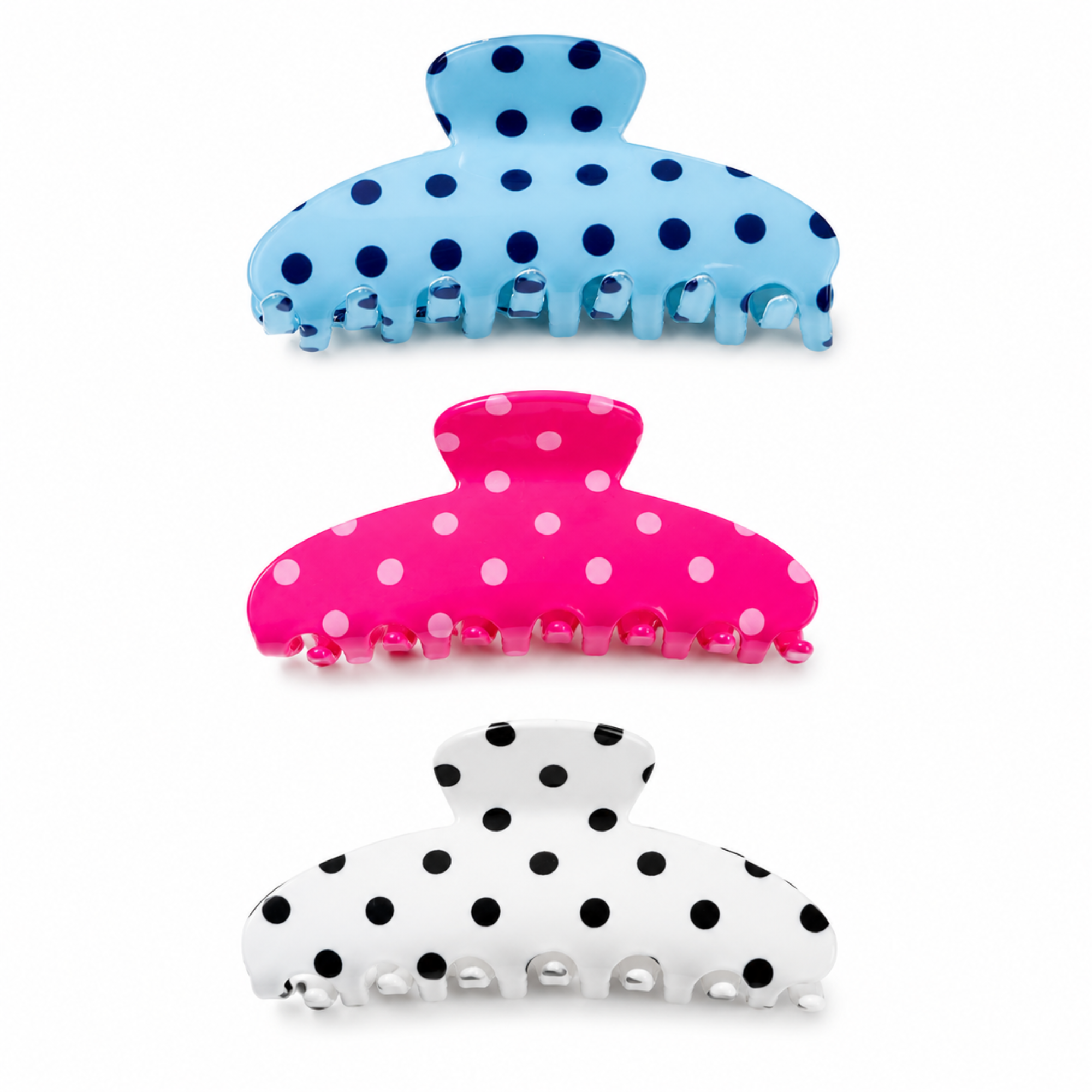 Retro Polka Dot Hair Clip