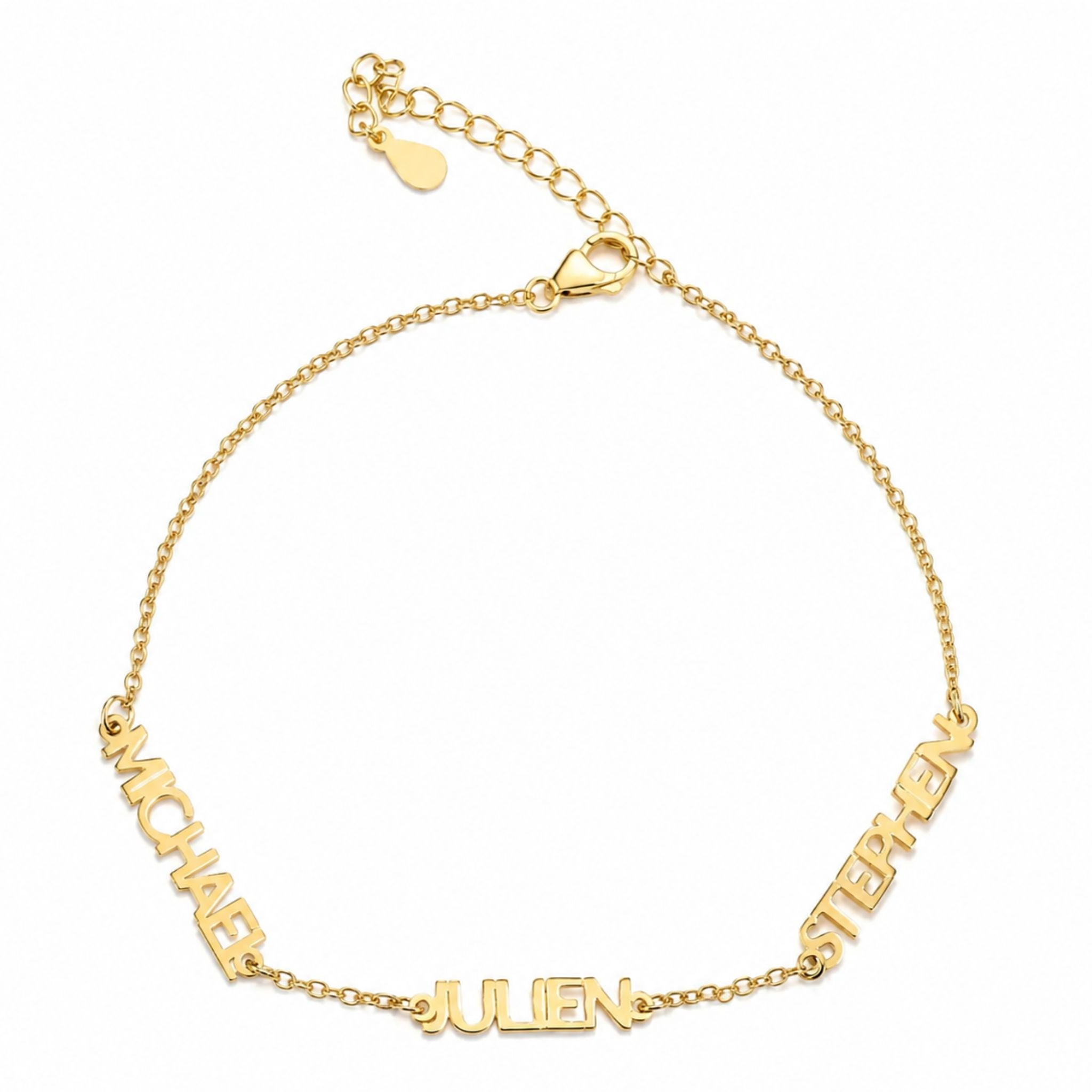 Custom Name Bracelet - Water Resistant