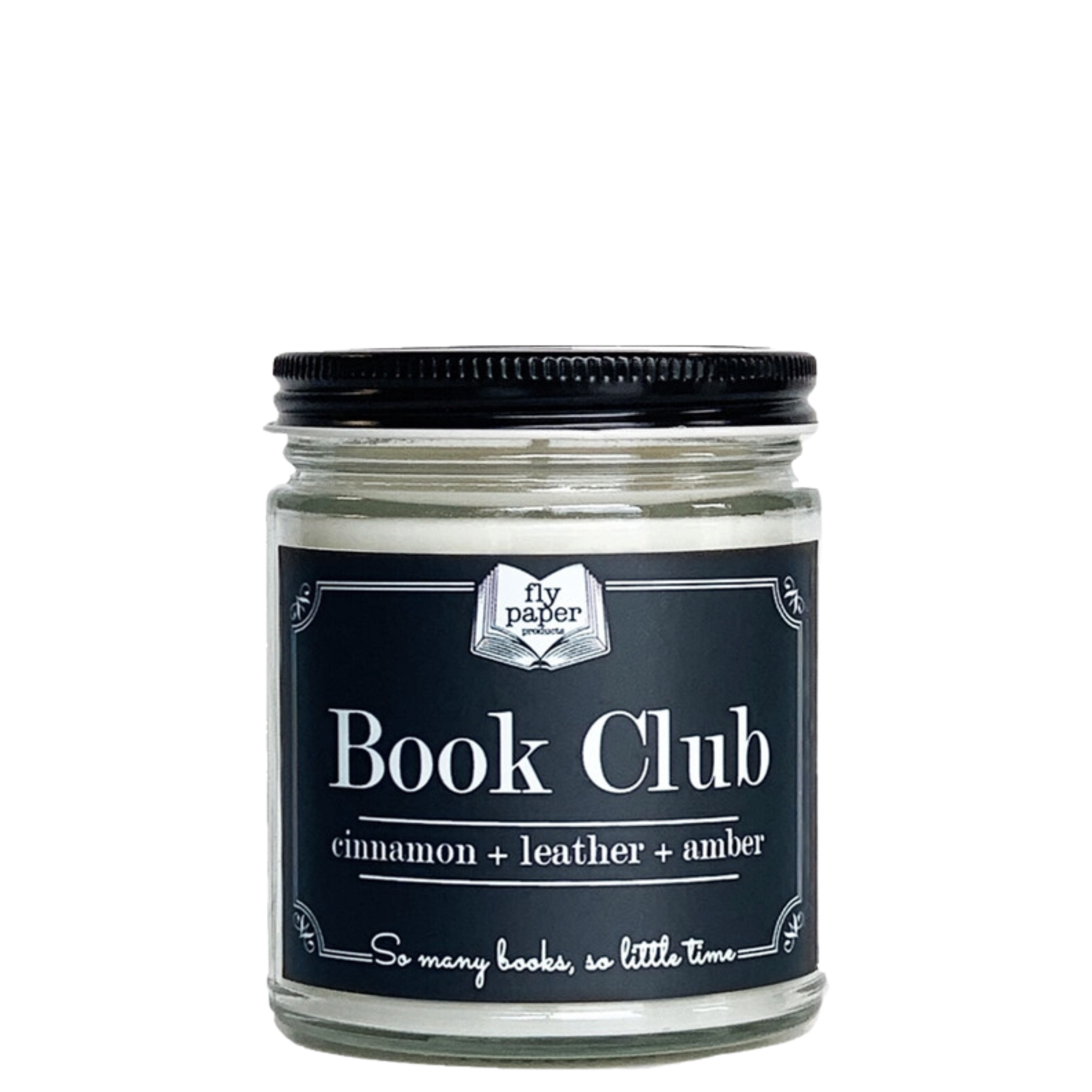 Book Club 9oz Literary Glass Soy Candle - Let's Bag It