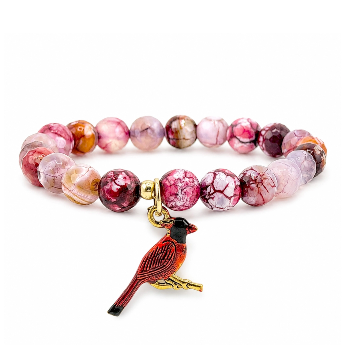 Scarlett Cardinal Gemstone Bracelet
