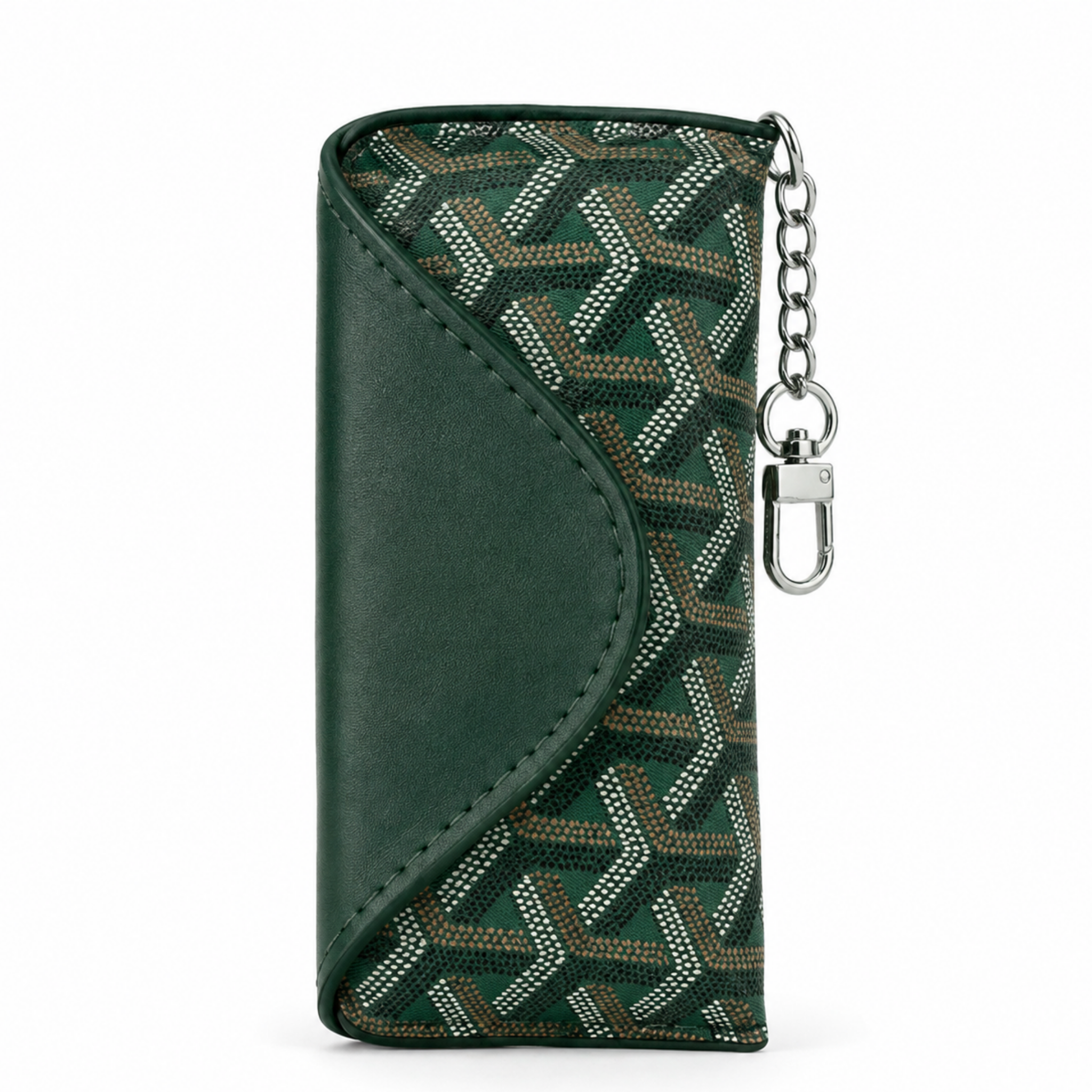 Stylish Geometry Pattern Flip Over Sunglasses Case