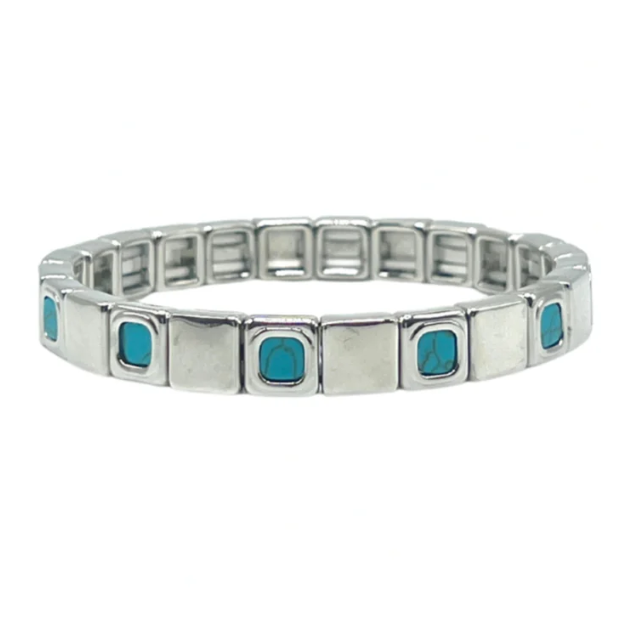 The Turquoise Squared Bracelet - Let's Bag It