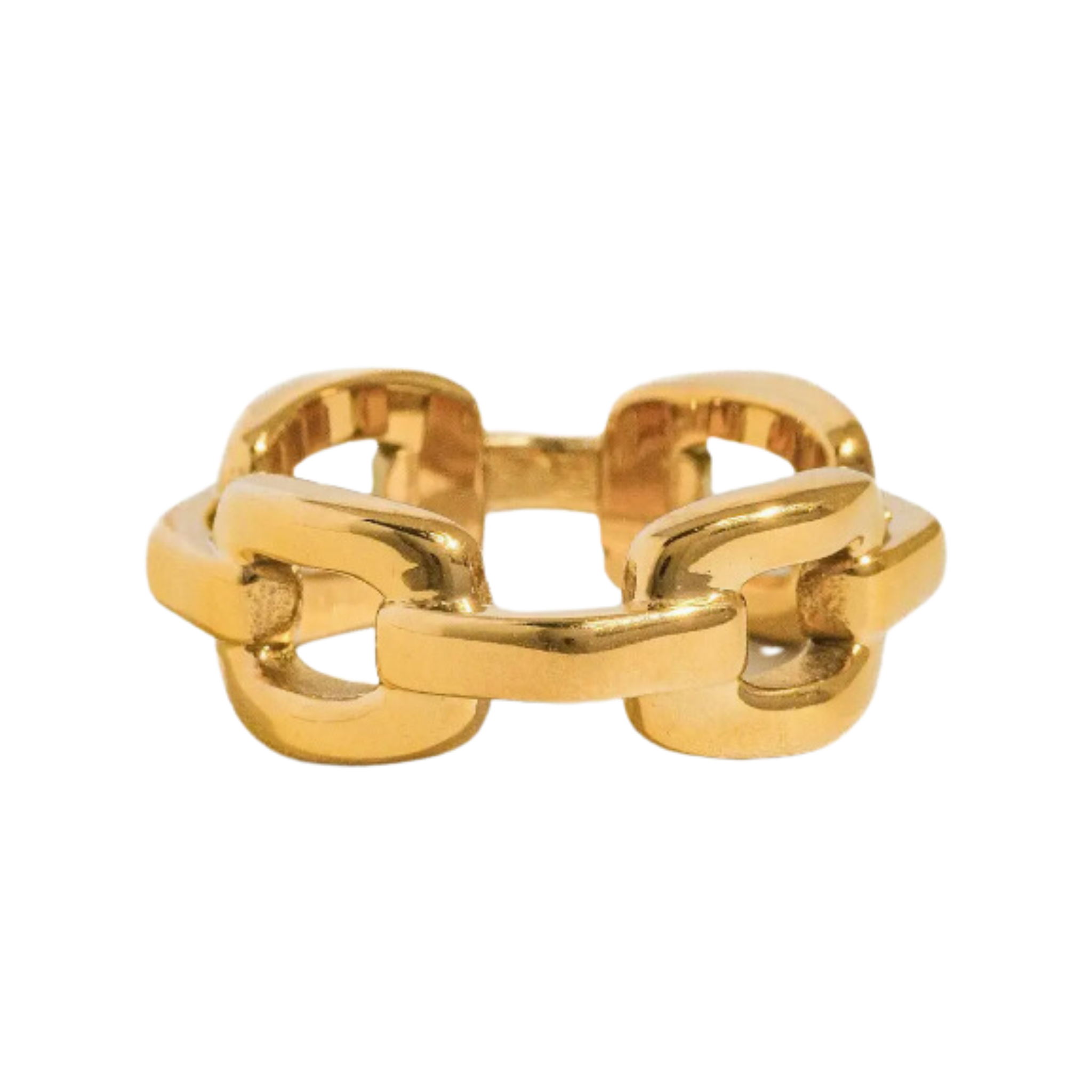 18K Gold Stack Braided Non-Tarnish Ring - Let's Bag It