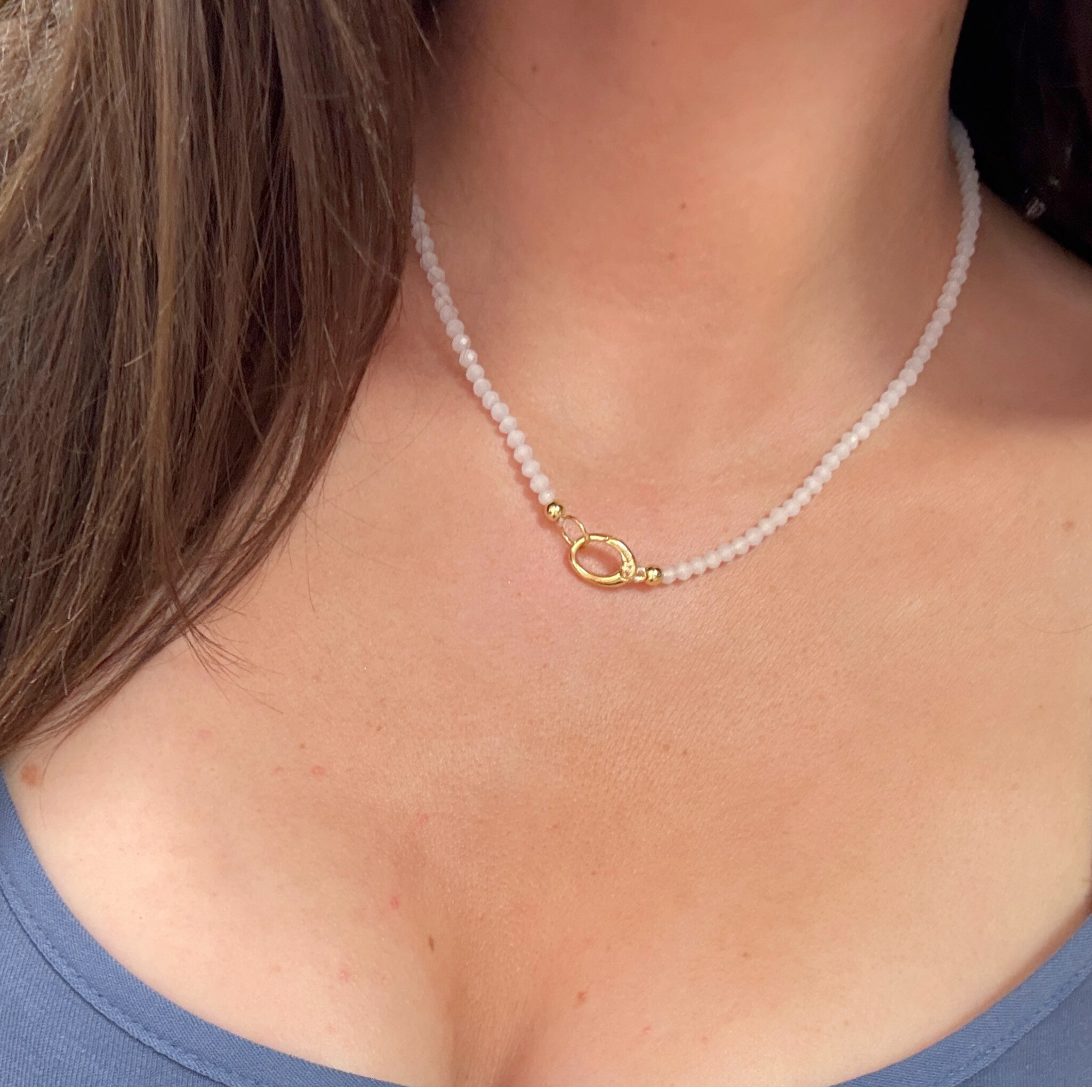 Beaded Necklace with Clasp