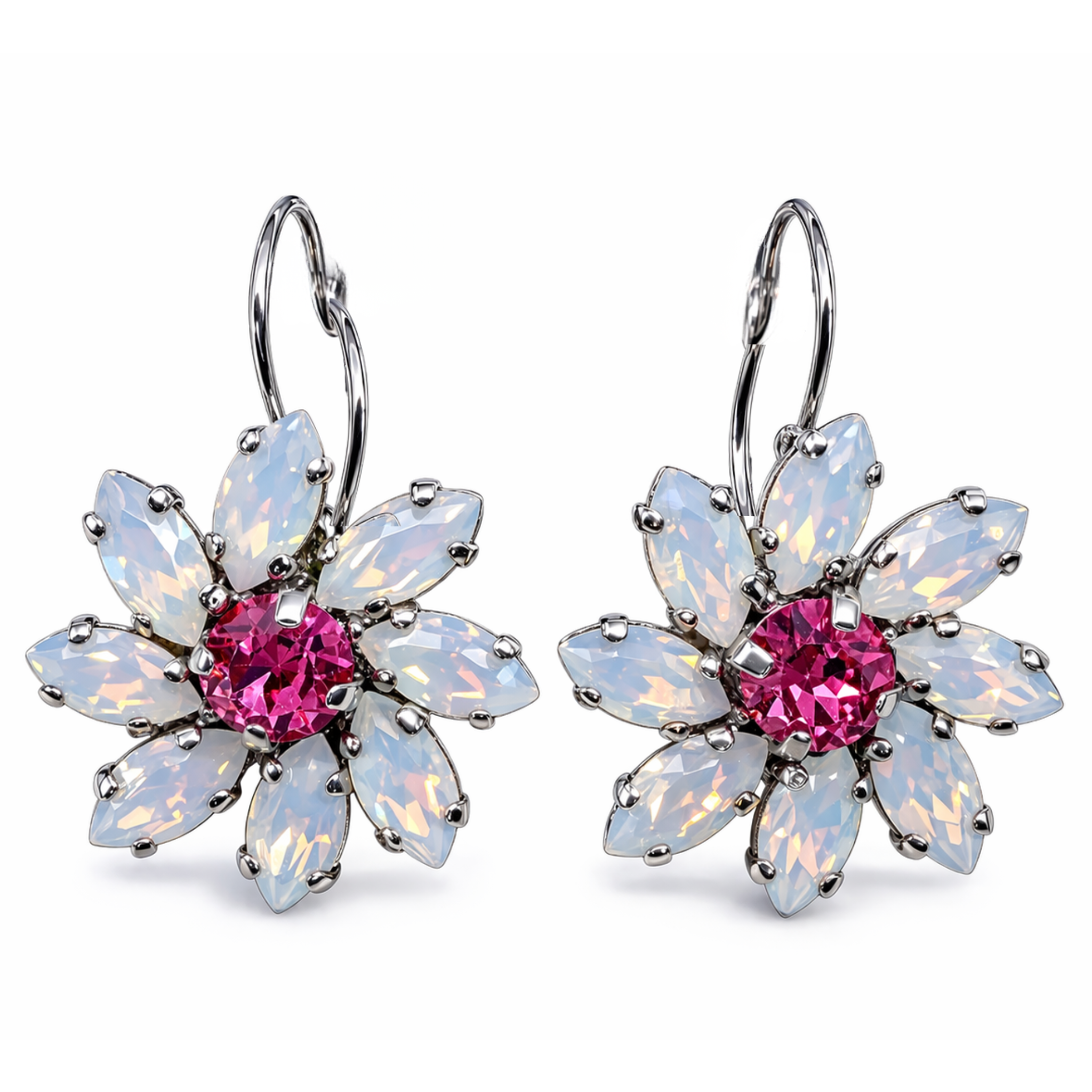Cathie Nilson pointy daisy earring with a delicate floral design, gold-tone metal, and a sleek, modern style.