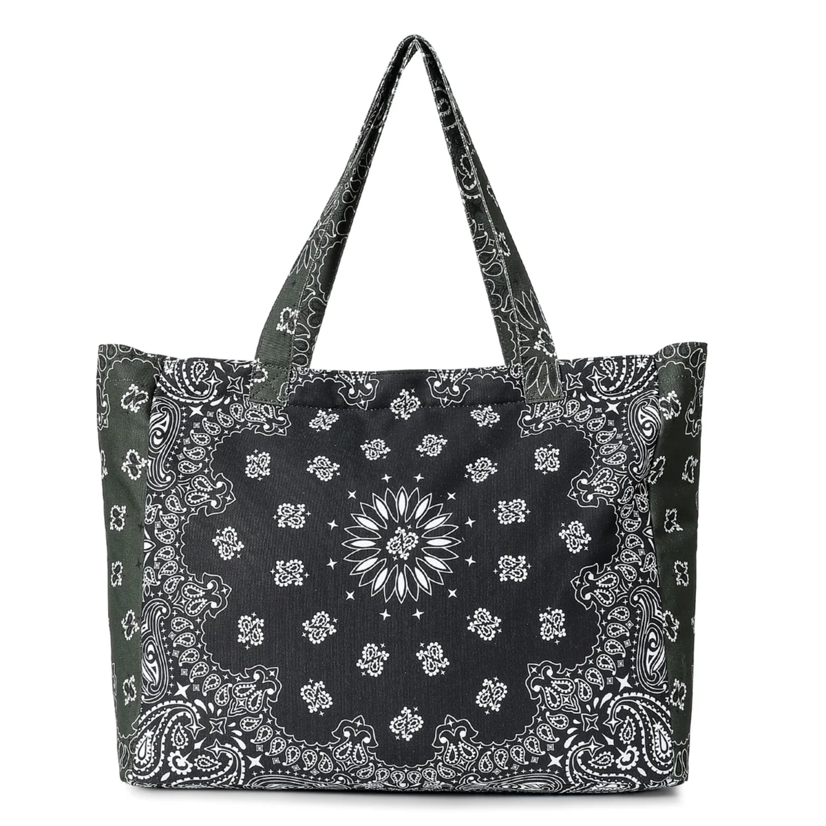 Bandana Print Canvas Tote
