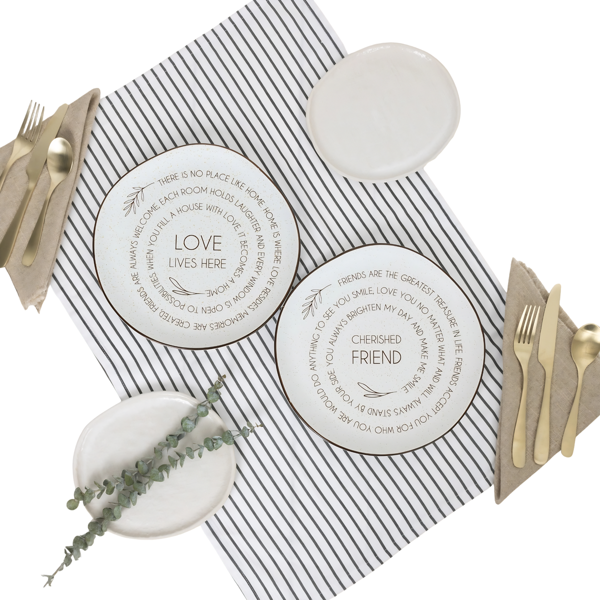 Love Lives Here - 10.5" Ceramic Plate
