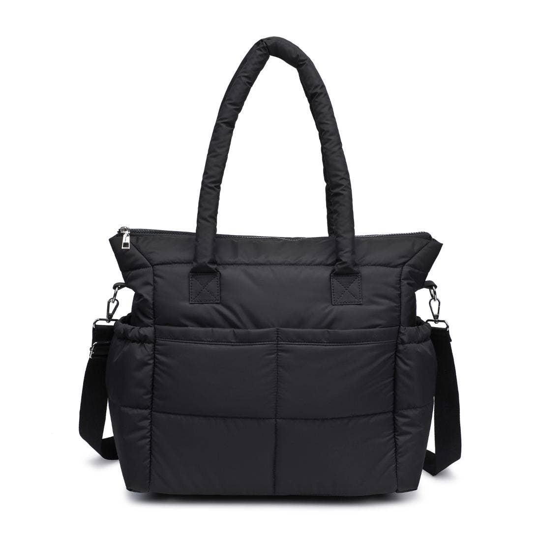 Urban Expressions Jetsetter Multi Compartment Travel Tote with multiple pockets in a stylish design.