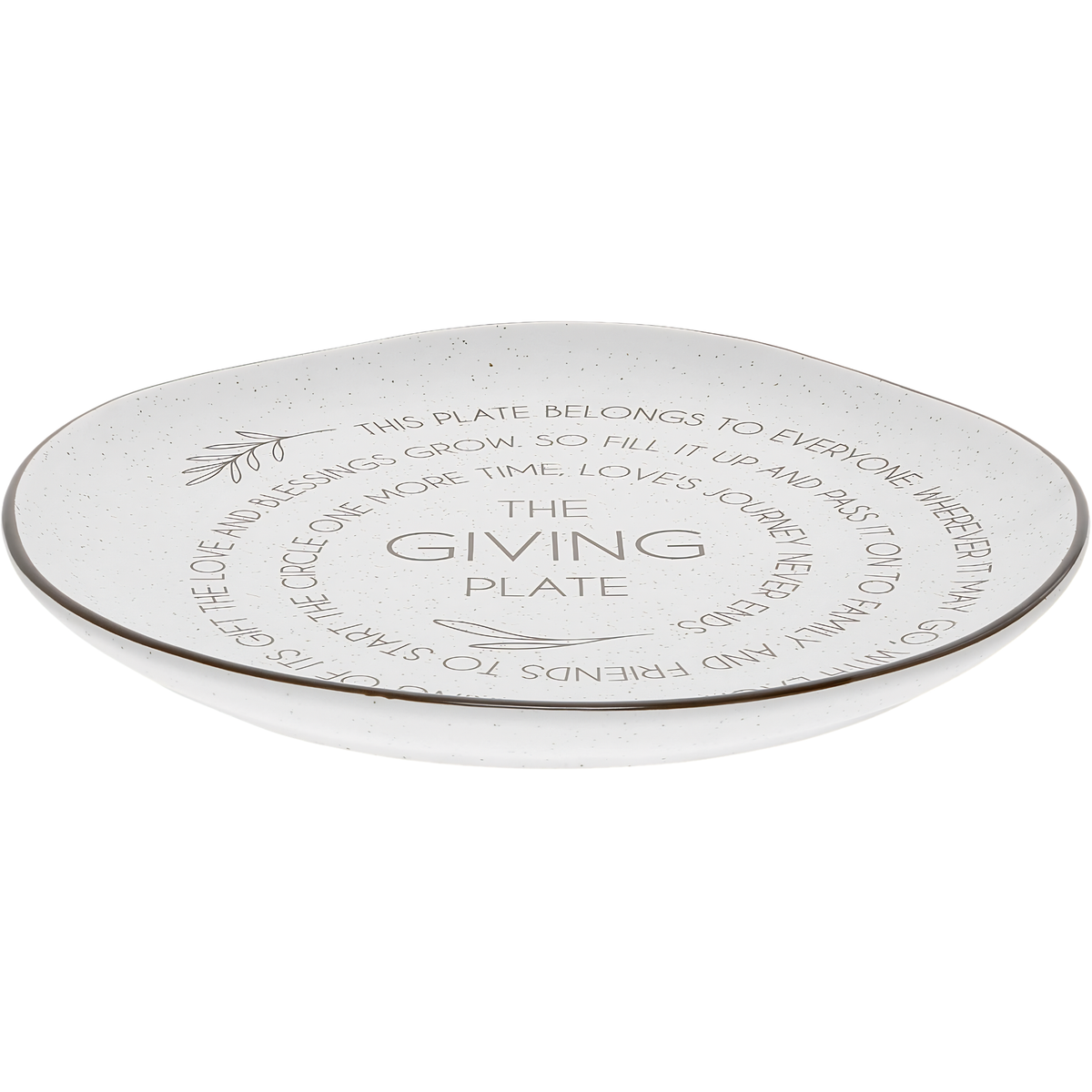 The Giving Plate - 10.5" Ceramic Plate