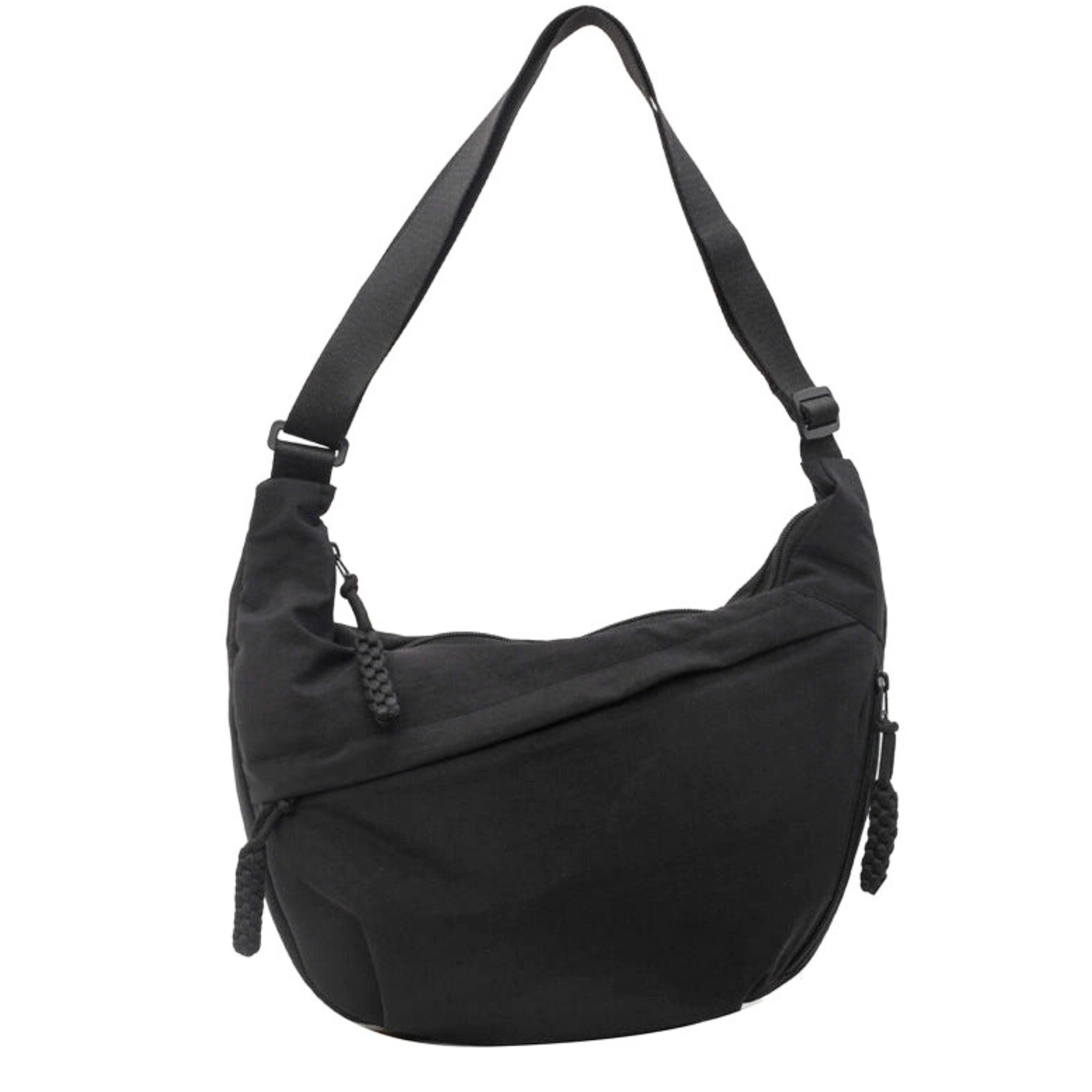 Solid Color Nylon Large Capacity Shoulder Bag