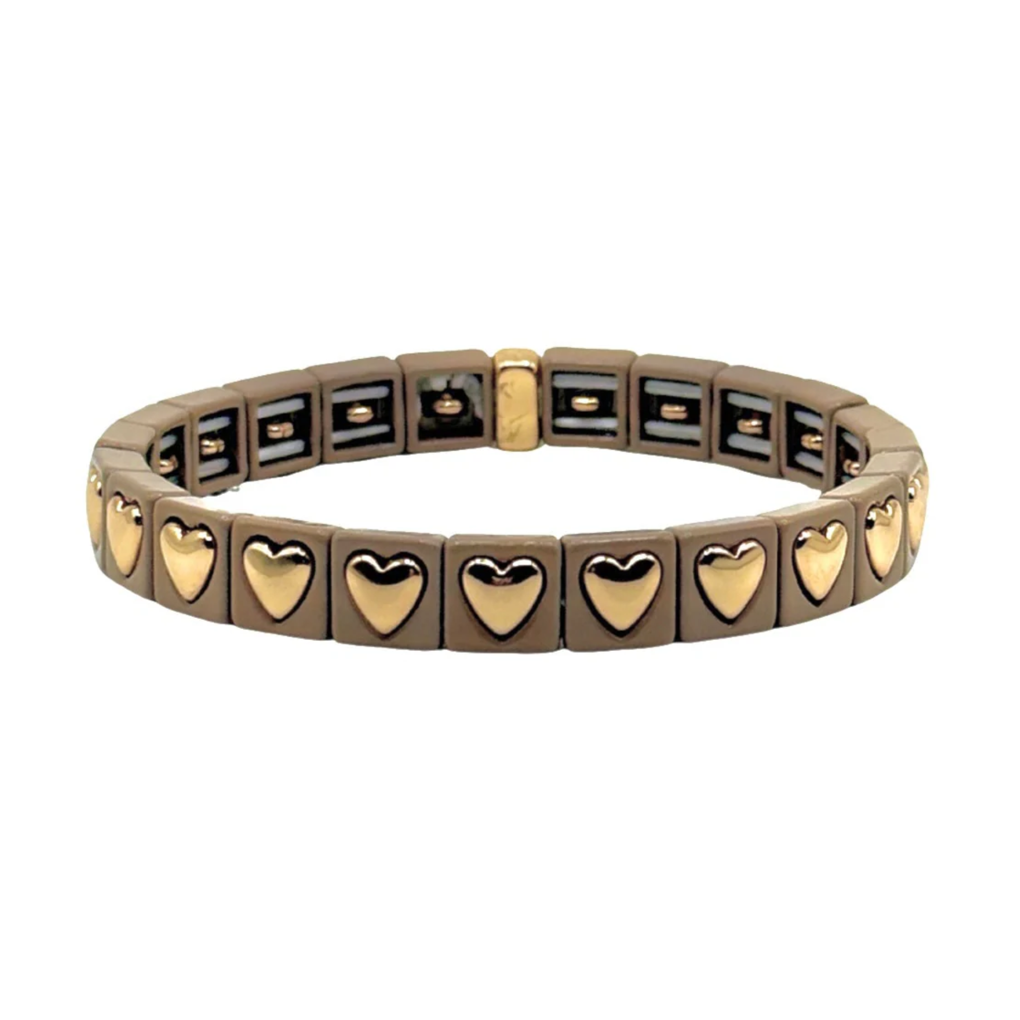 The Colored Bubble Heart Bracelet