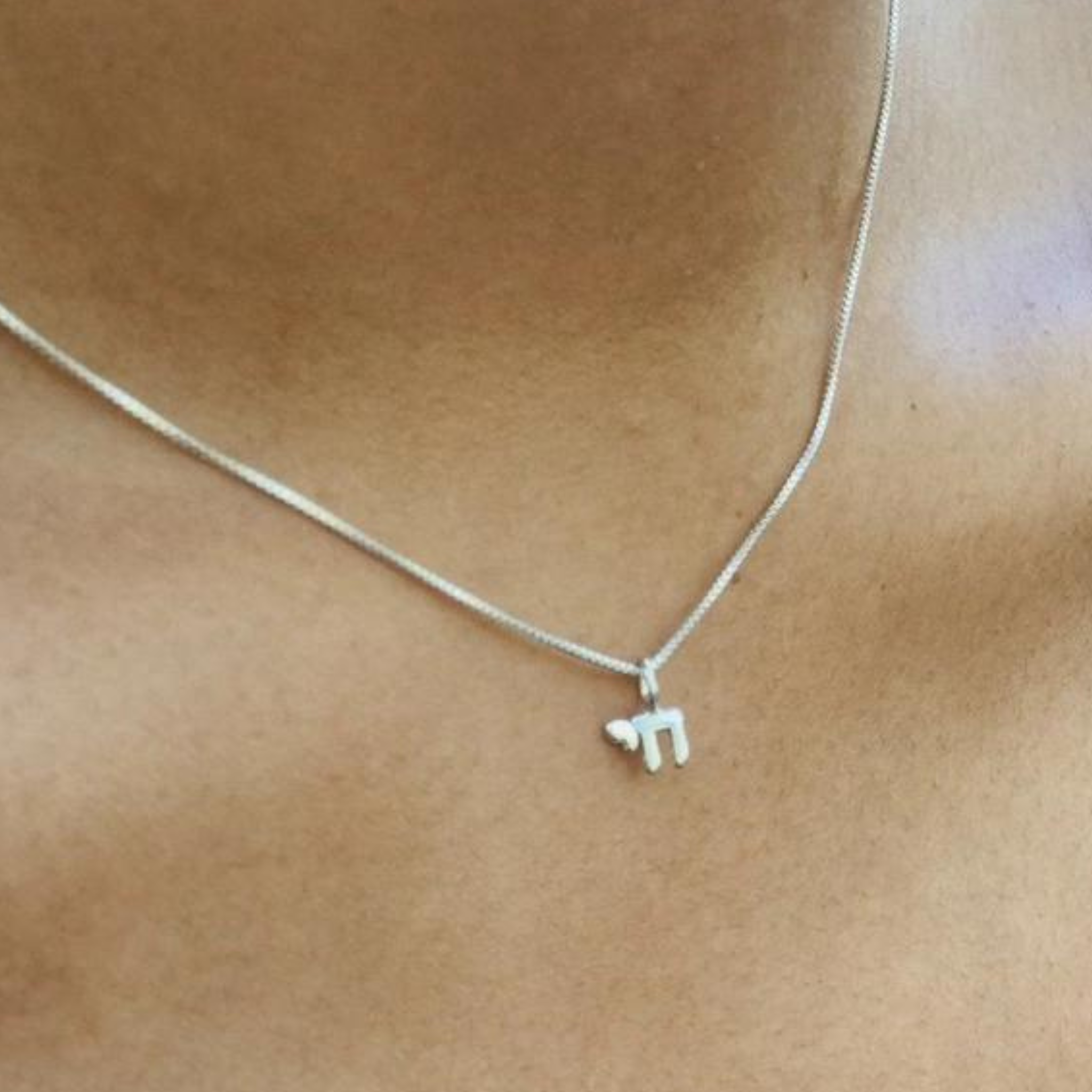 Mini Chai necklace by private label featuring a delicate chai-inspired pendant on a fine chain.