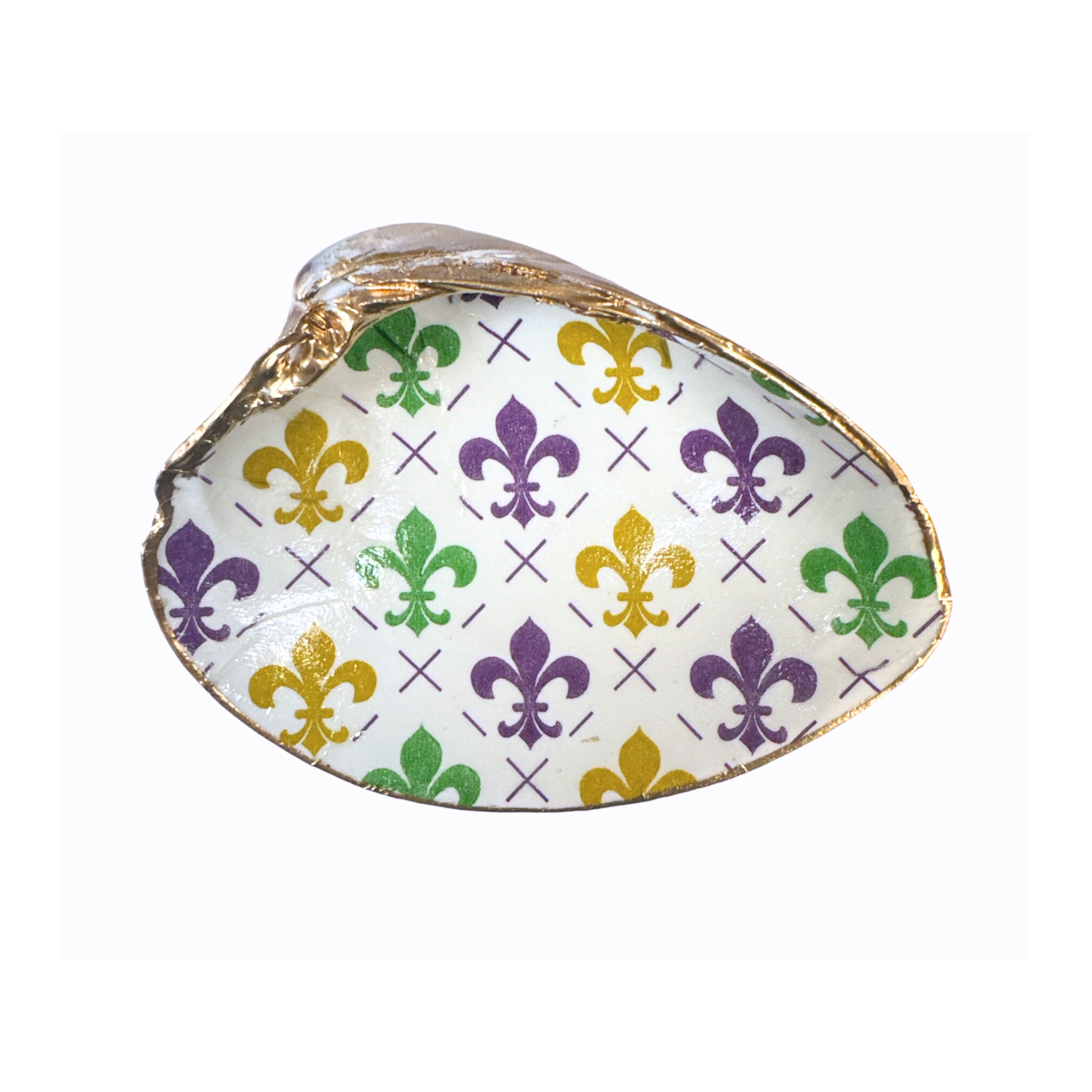 Decoupage Oyster Shell - Let's Bag It