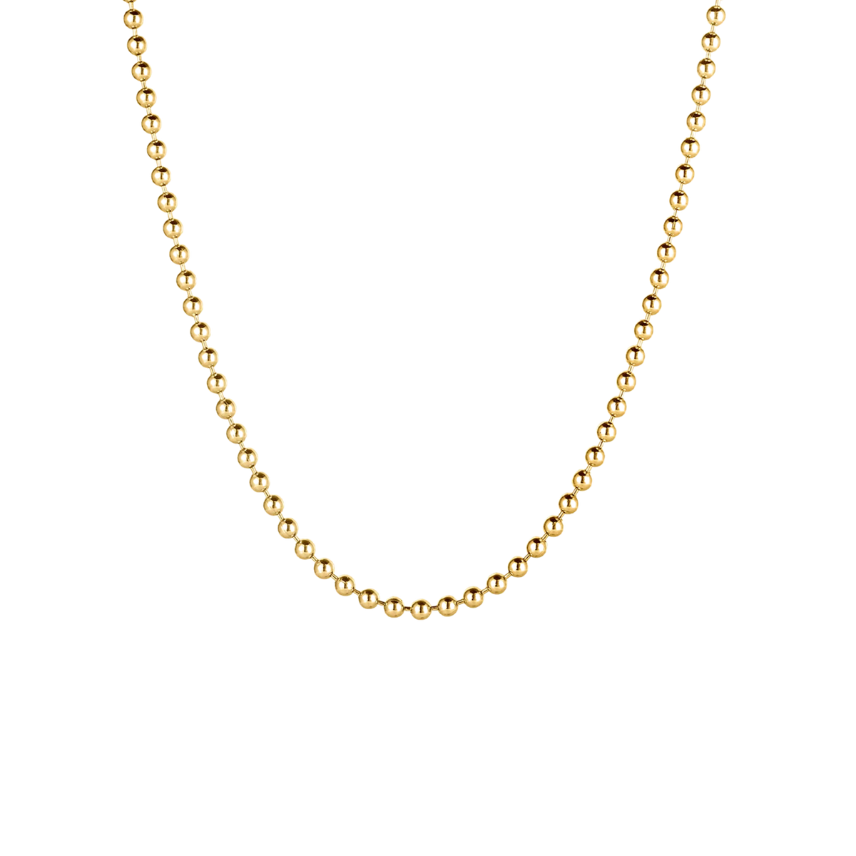 Ball chain necklace