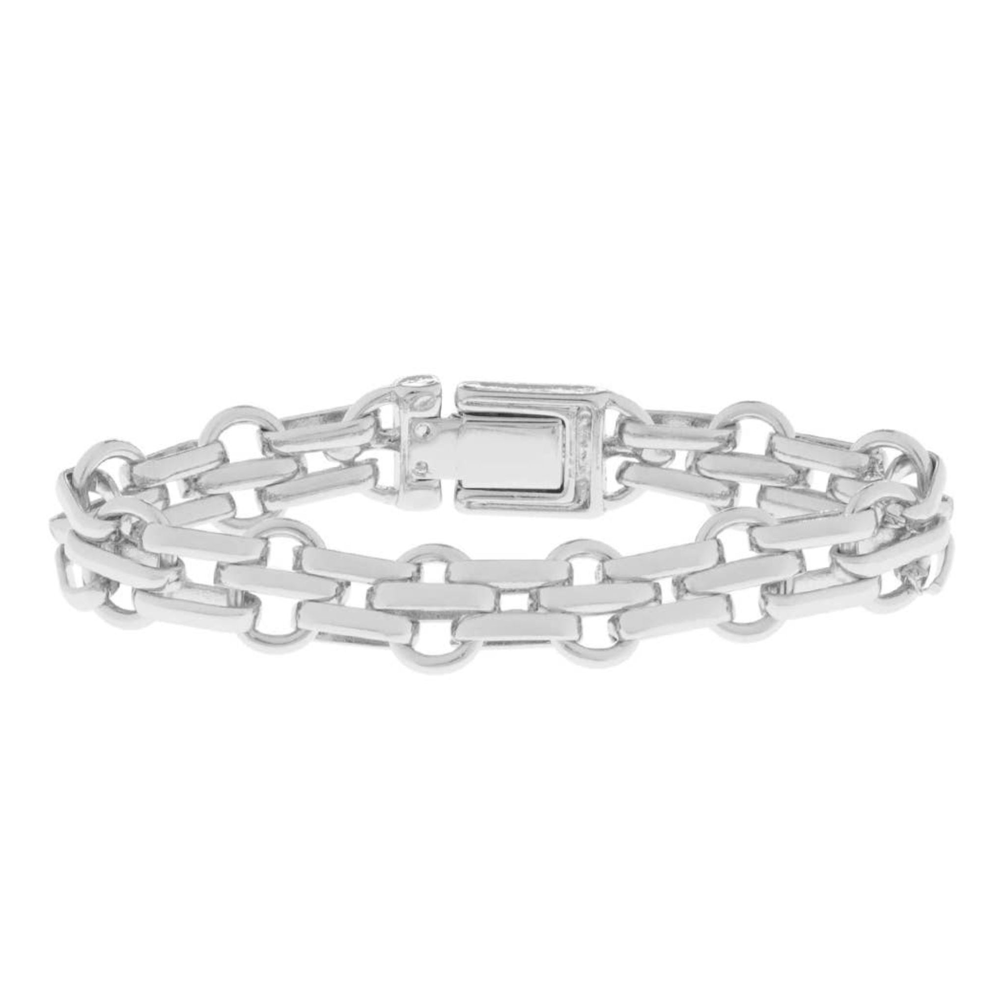 Woven link bracelet