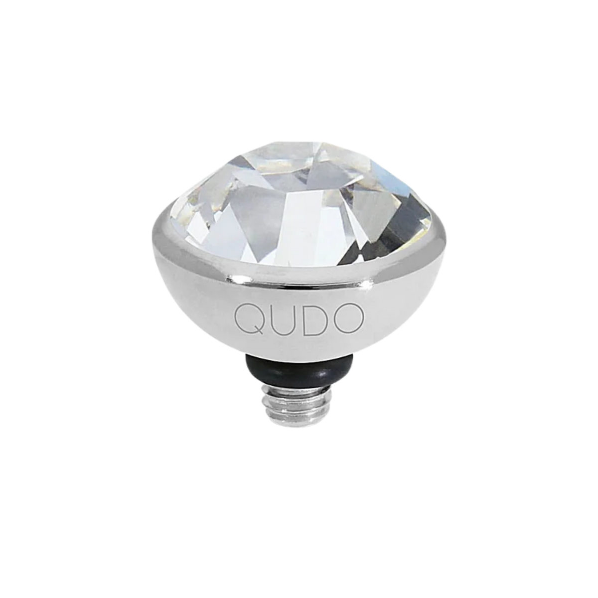 Crystal/Silver Bottone Top 10MM