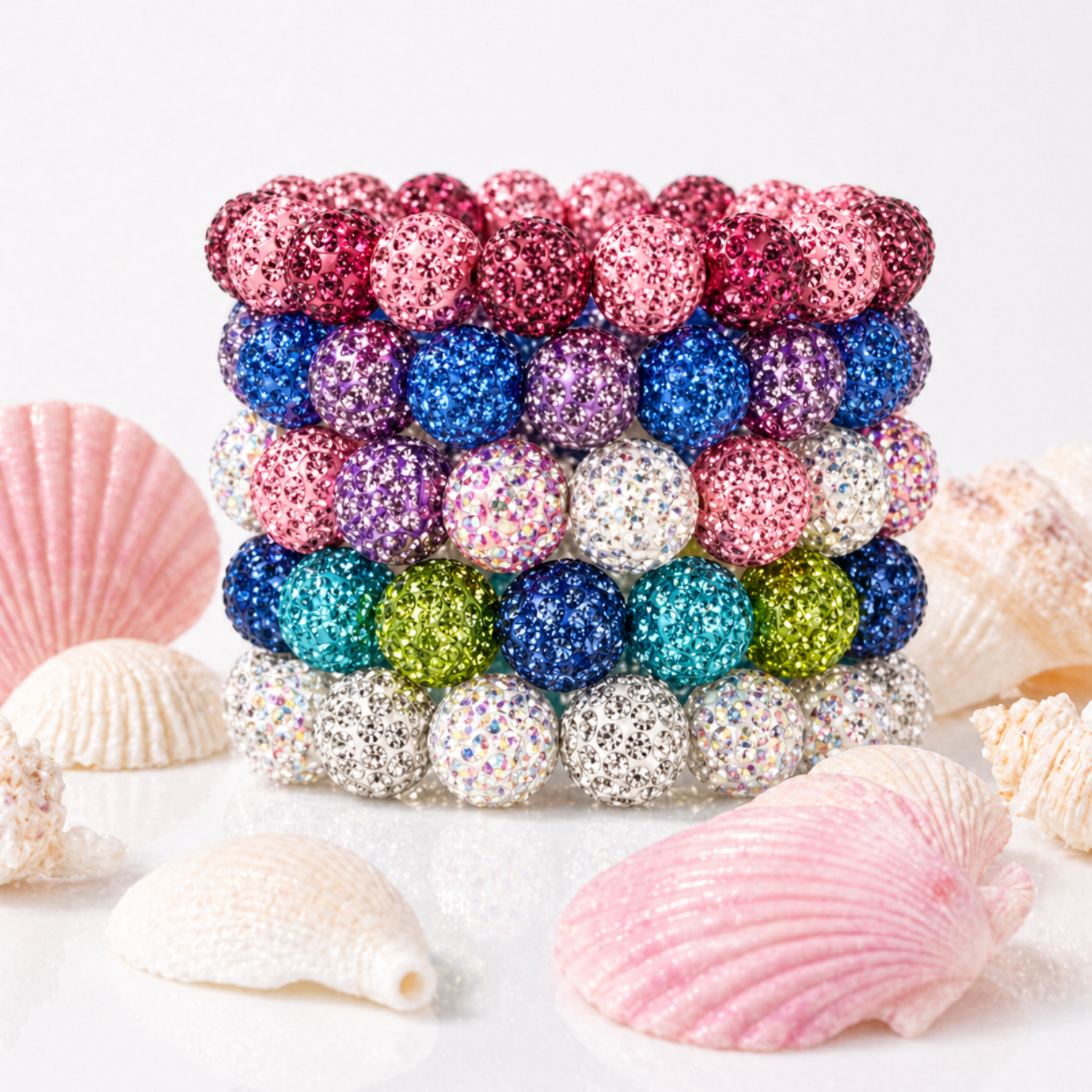 Colorful Mermaid Candy™ bracelet with vibrant bead and charm details, designed for a playful, ocean-inspired look.