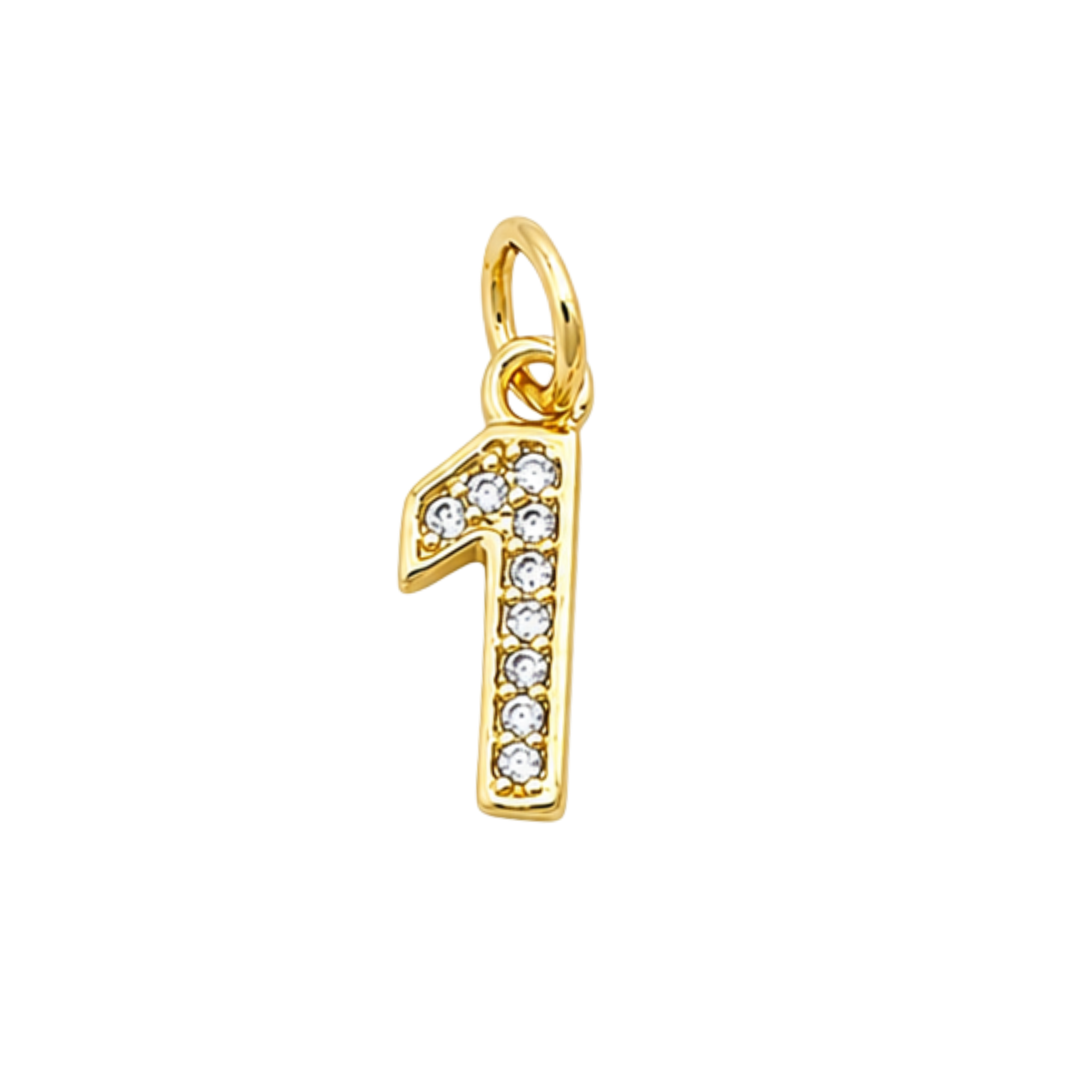 Number Charm Pendant
