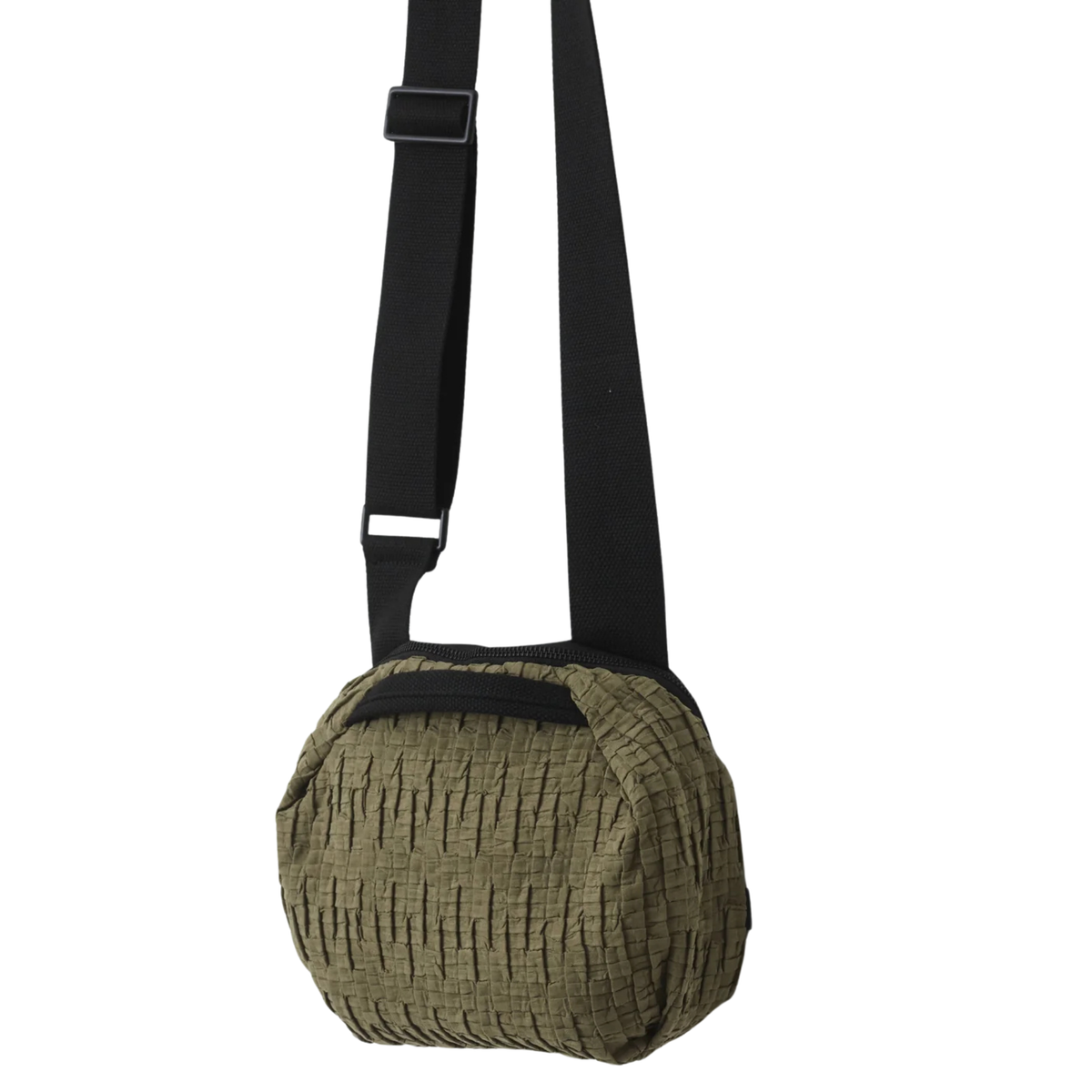 Daniella Lehavi Frankie crossbody bag in black leather with adjustable strap and silver hardware, stylish accessory for daily use.