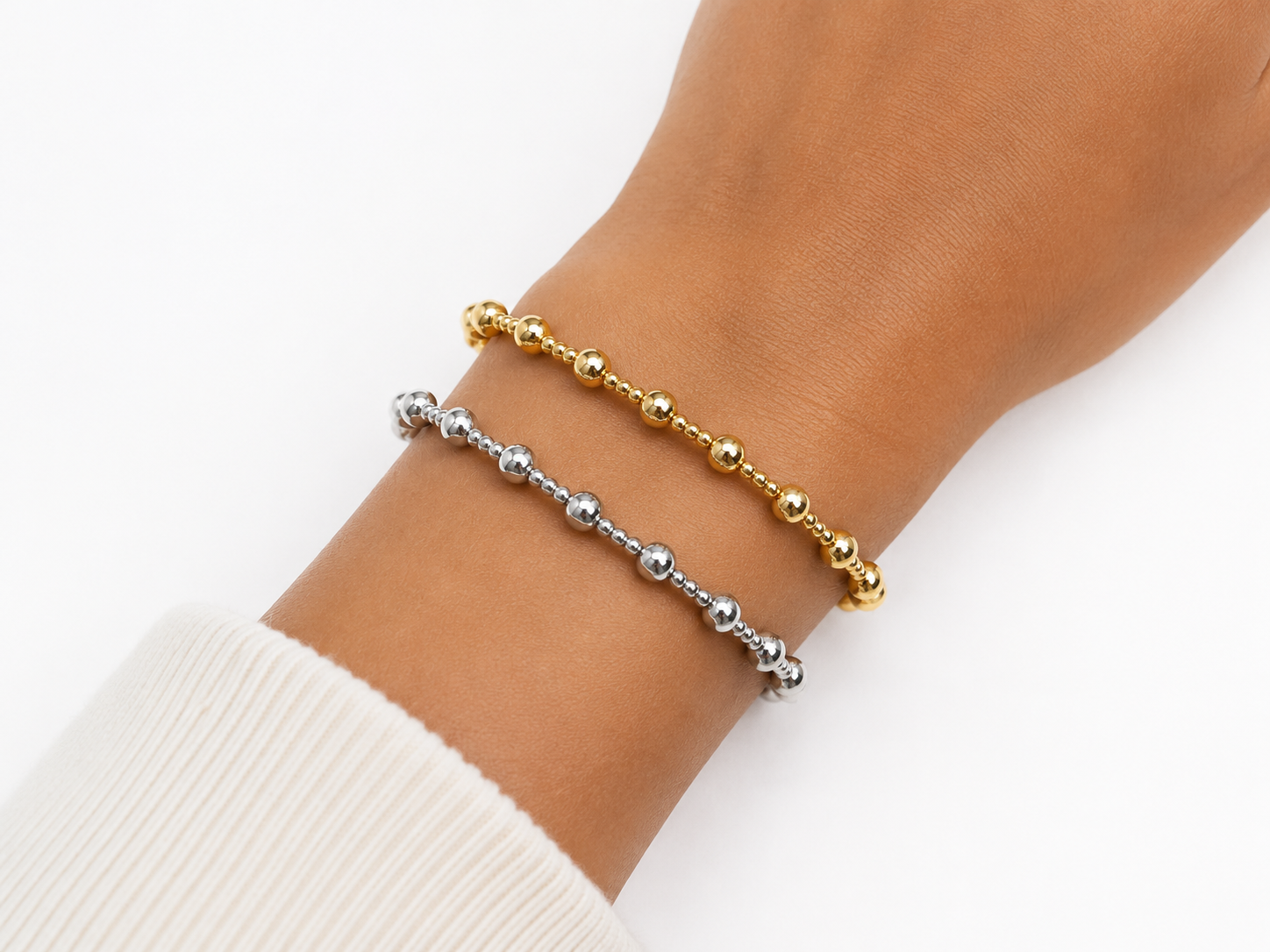 Cadence Stretch Beaded Bracelet