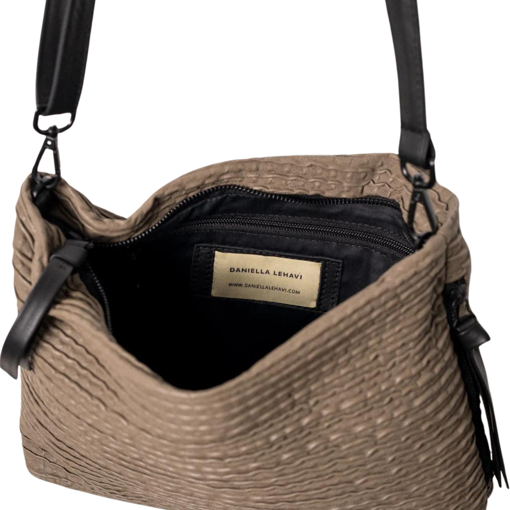 Daniella Lehavi Dallas shoulder bag in soft leather with a stylish design and adjustable strap.