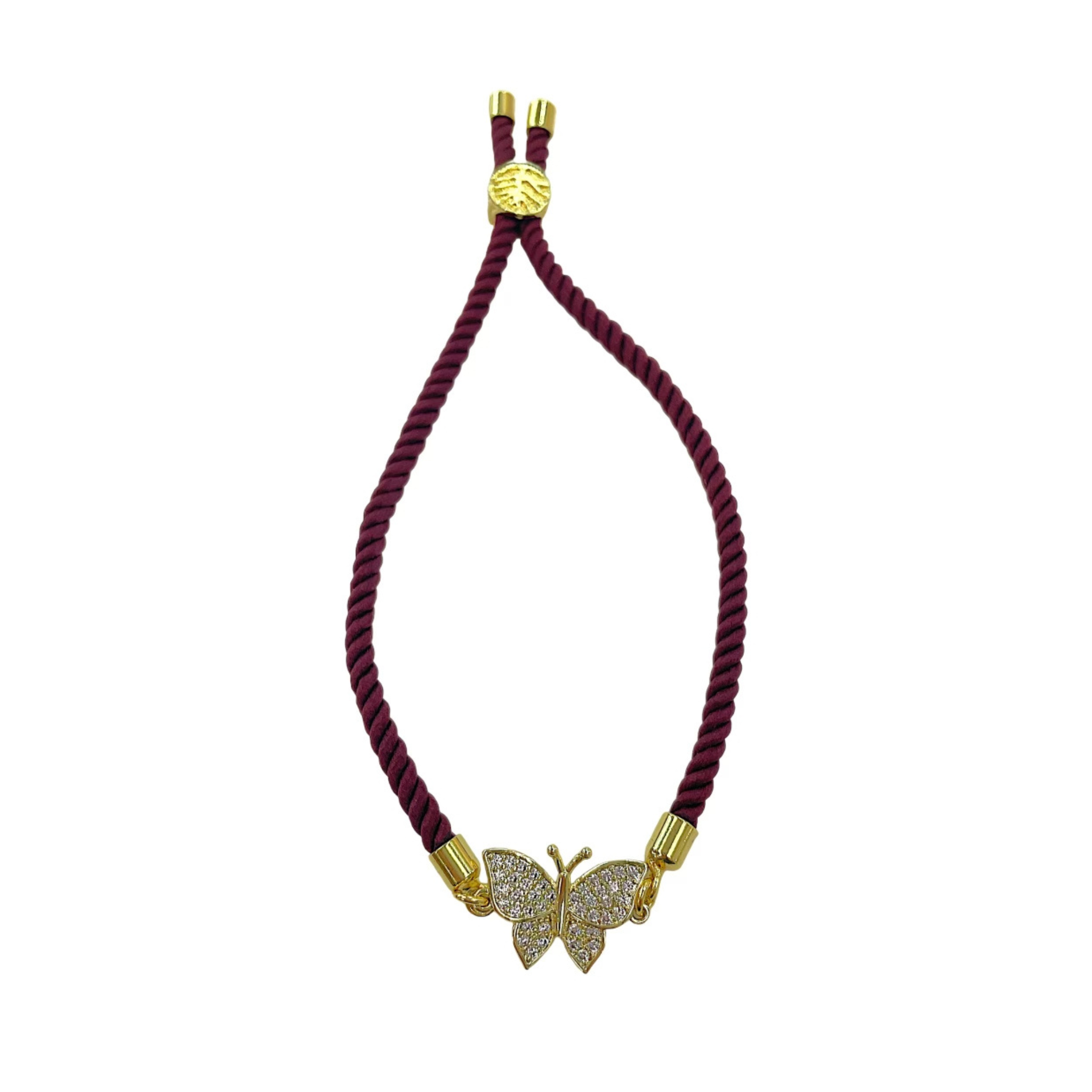 Brenda Perruzza Jewelry rope pulley bracelet featuring braided cord and adjustable sliding pulley for a stylish accessory.