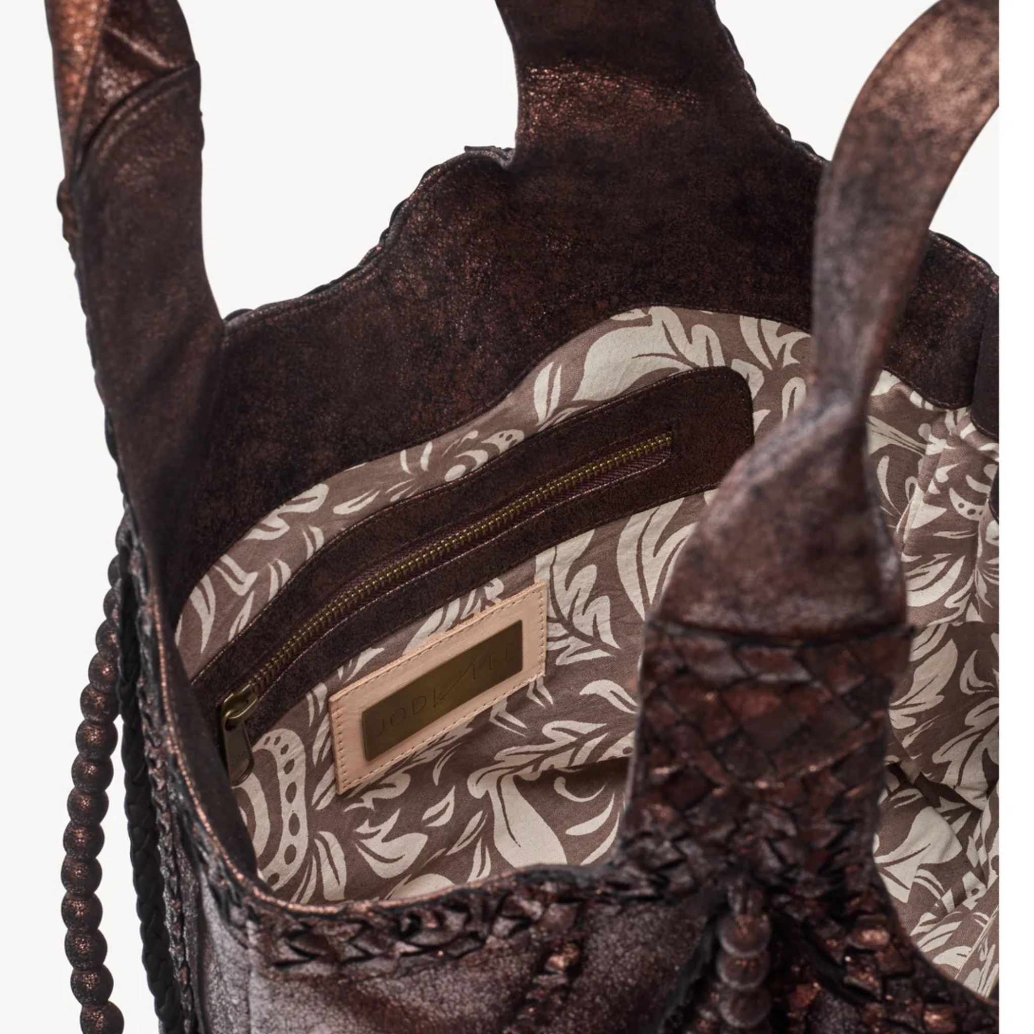 Bronze Kelsey tote bag with a spacious design and stylish handles, perfect for everyday use.