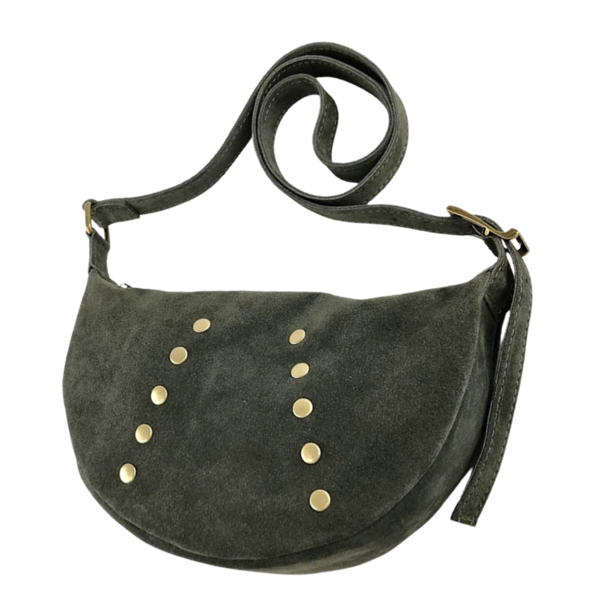 Crossbody Bag Andrea Suede Studs Bag - Let's Bag It