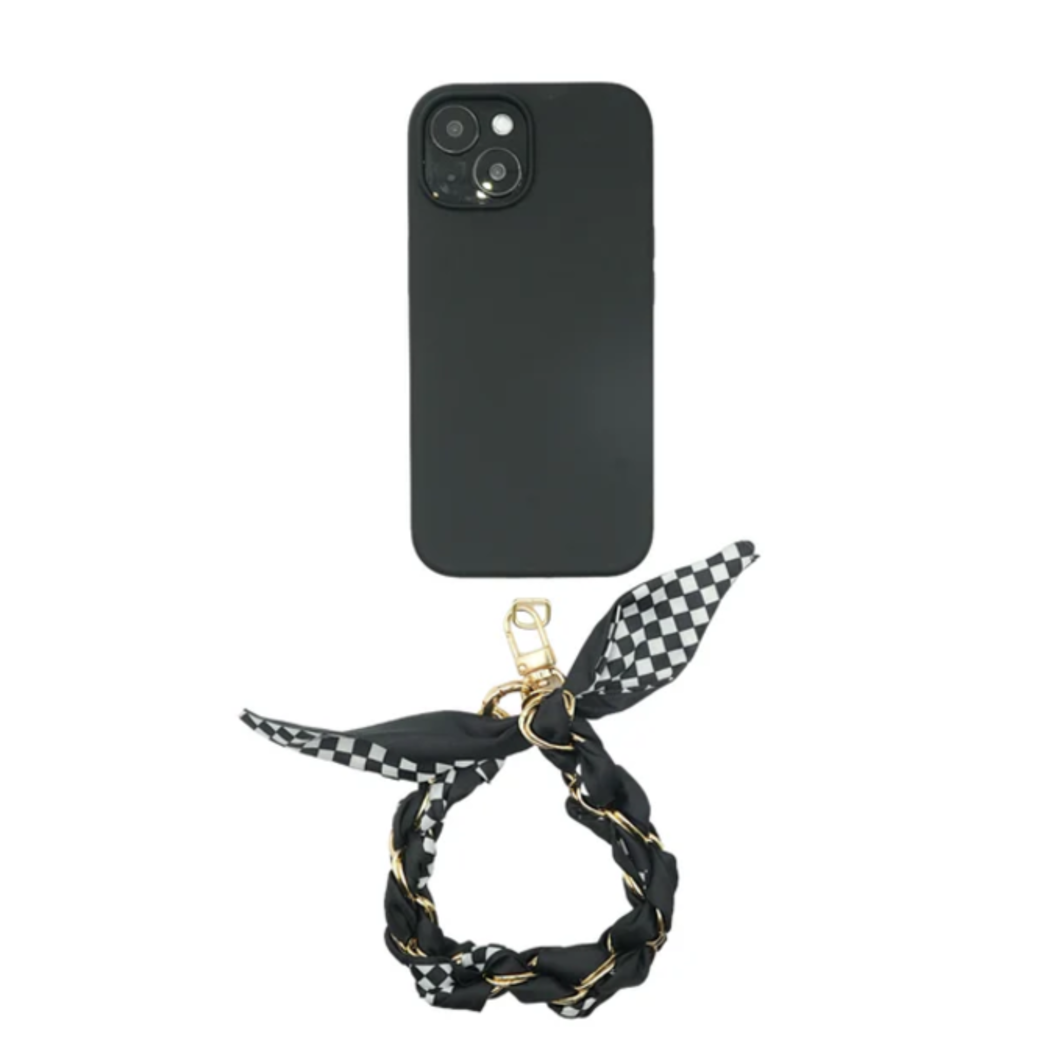 Colorful tropical phone wristlets by Miami Chains & Co, featuring a vibrant design and convenient wrist strap.