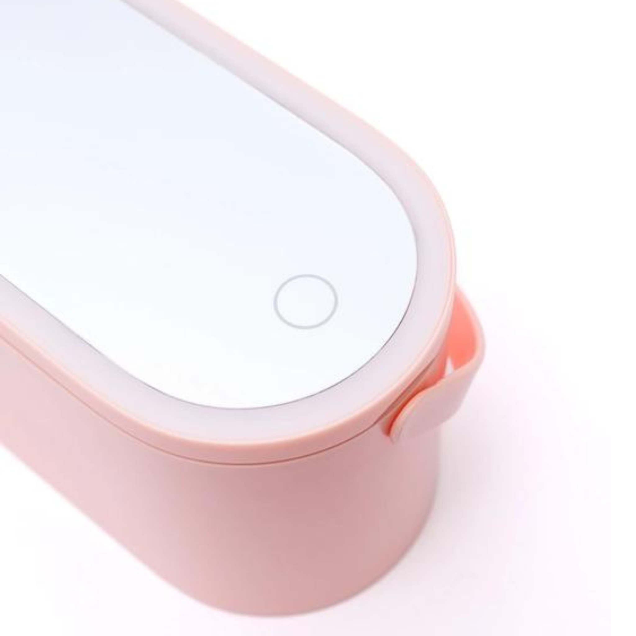 Avenue portable beauty storage travel pouch with built-in LED mirror, compact and organized for cosmetics and accessories.