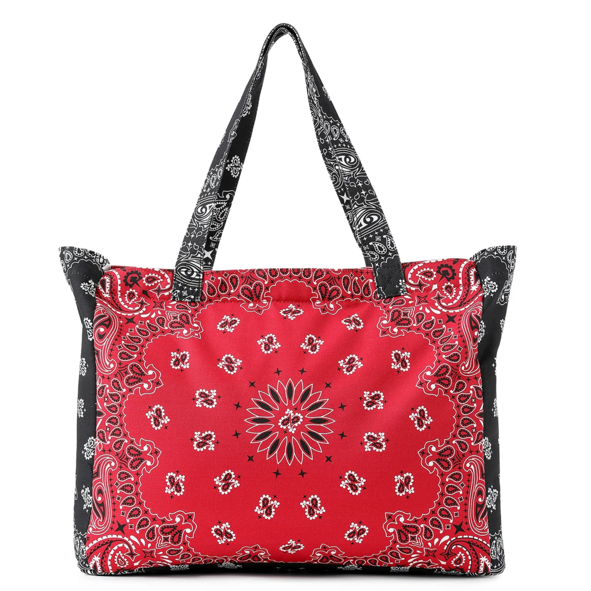 Bandana Print Canvas Tote