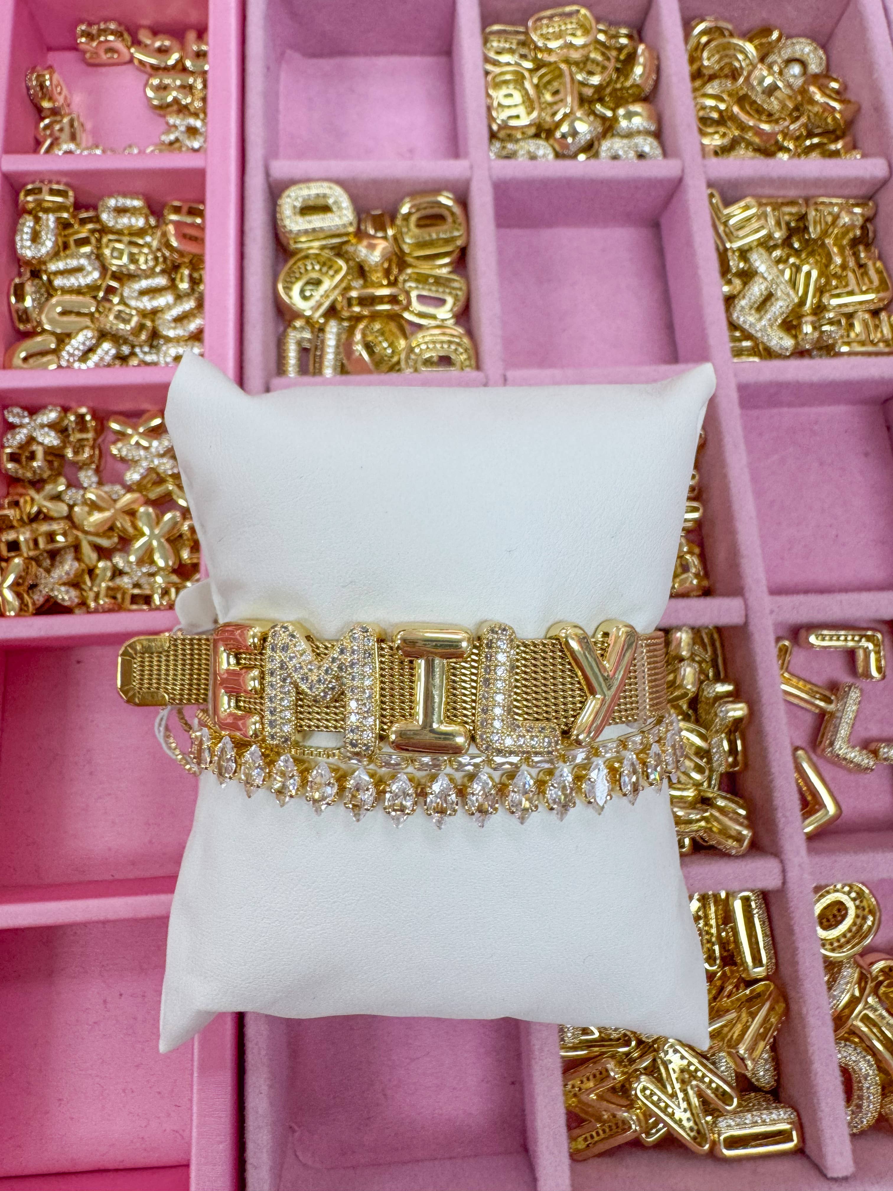 Slider Charm Watch Bracelet