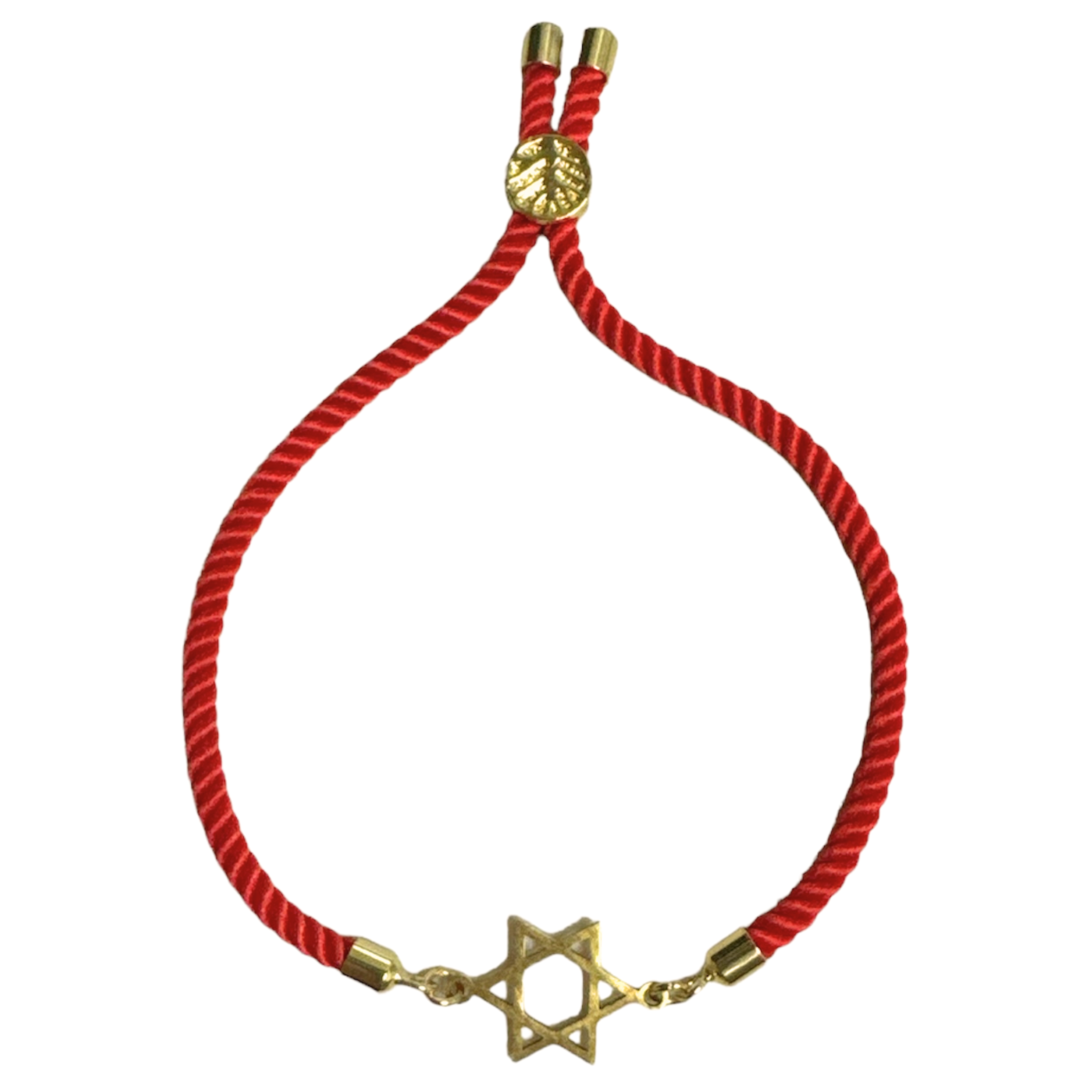 Brenda Perruzza Jewelry rope pulley bracelet with layered cords and adjustable knot closure on a neutral background.