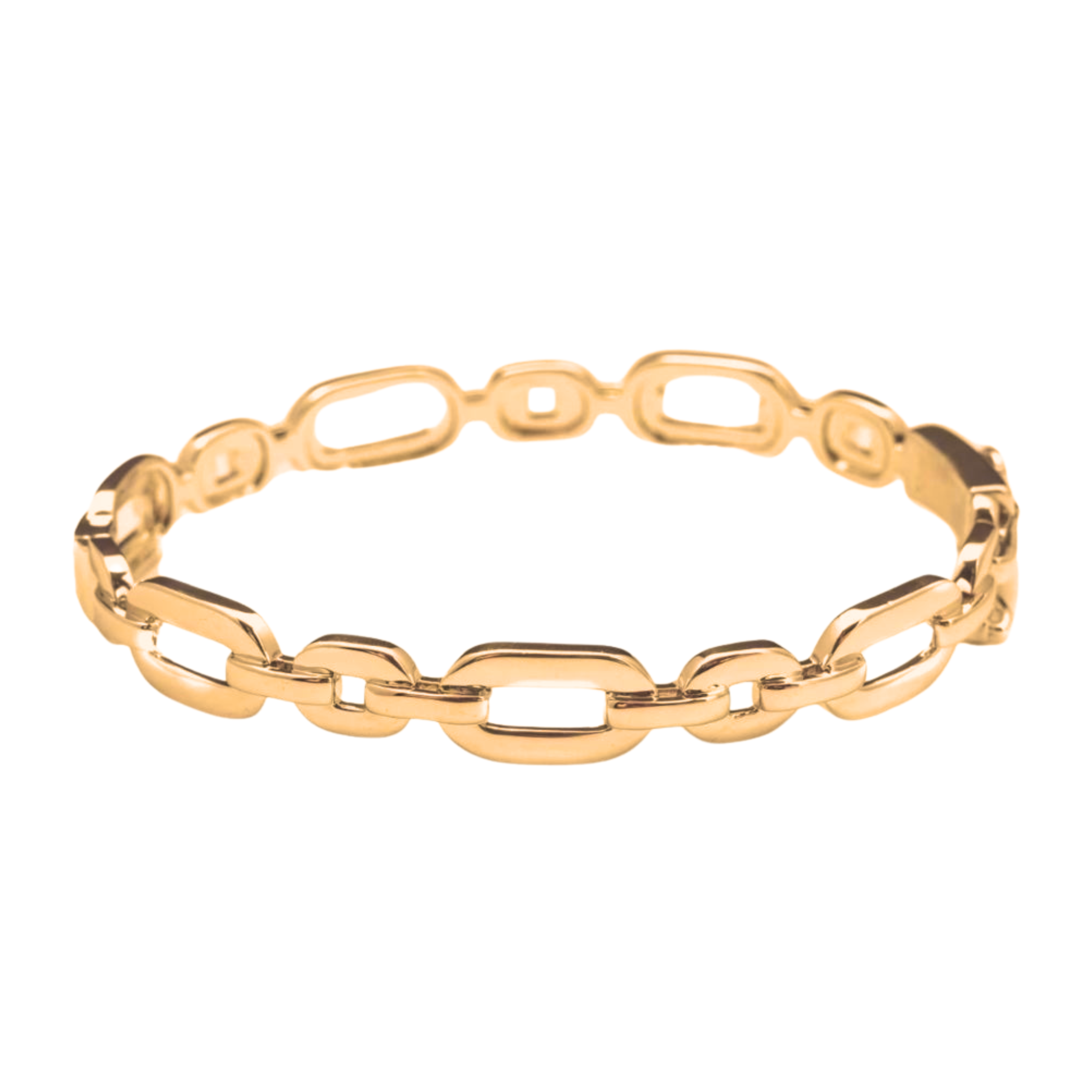 Horsebit Stainless Steel Bangle Bracelet - Let's Bag It