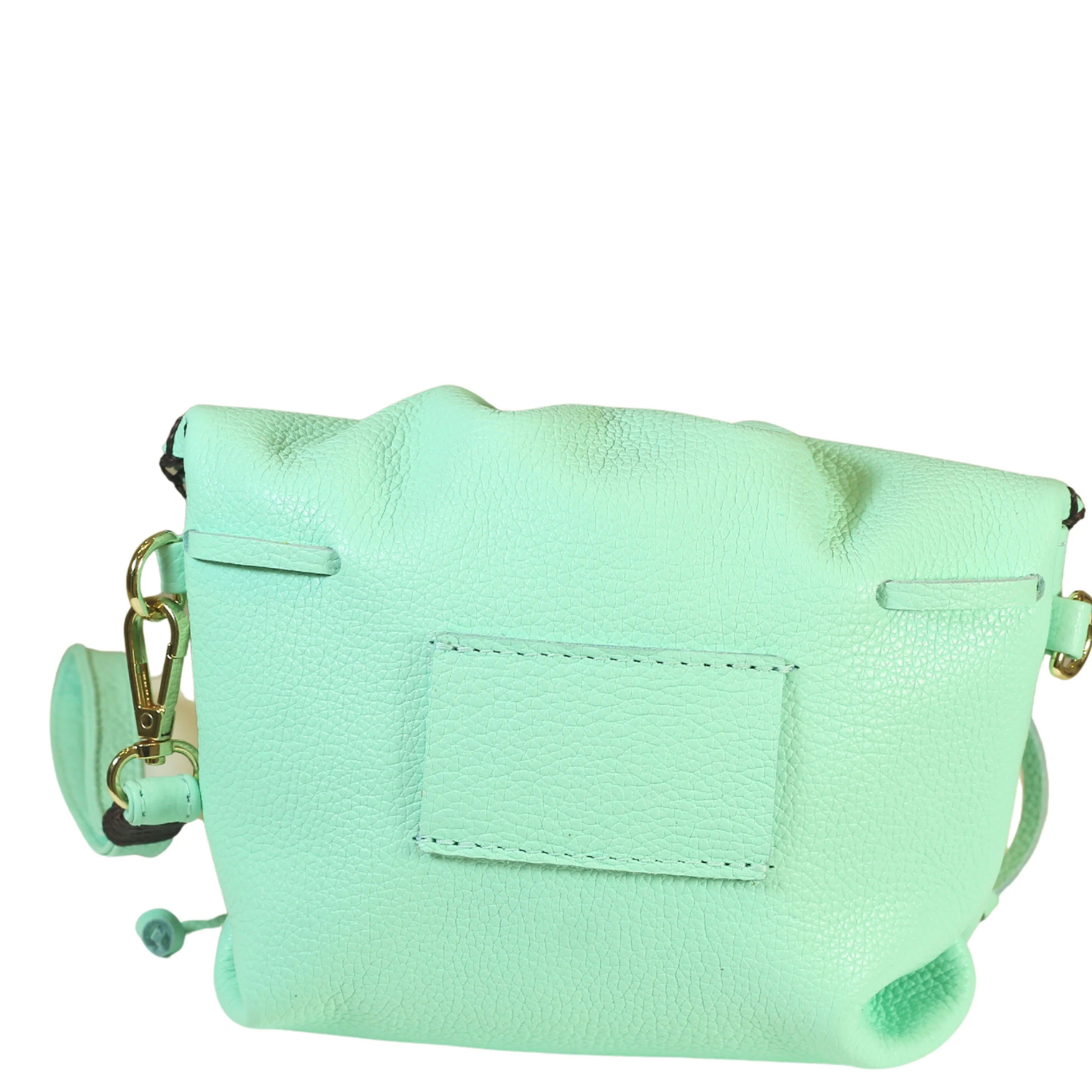 Carlos Falchi Mini Butterfly Crossbody Bag with colorful butterfly design and adjustable strap in soft leather.