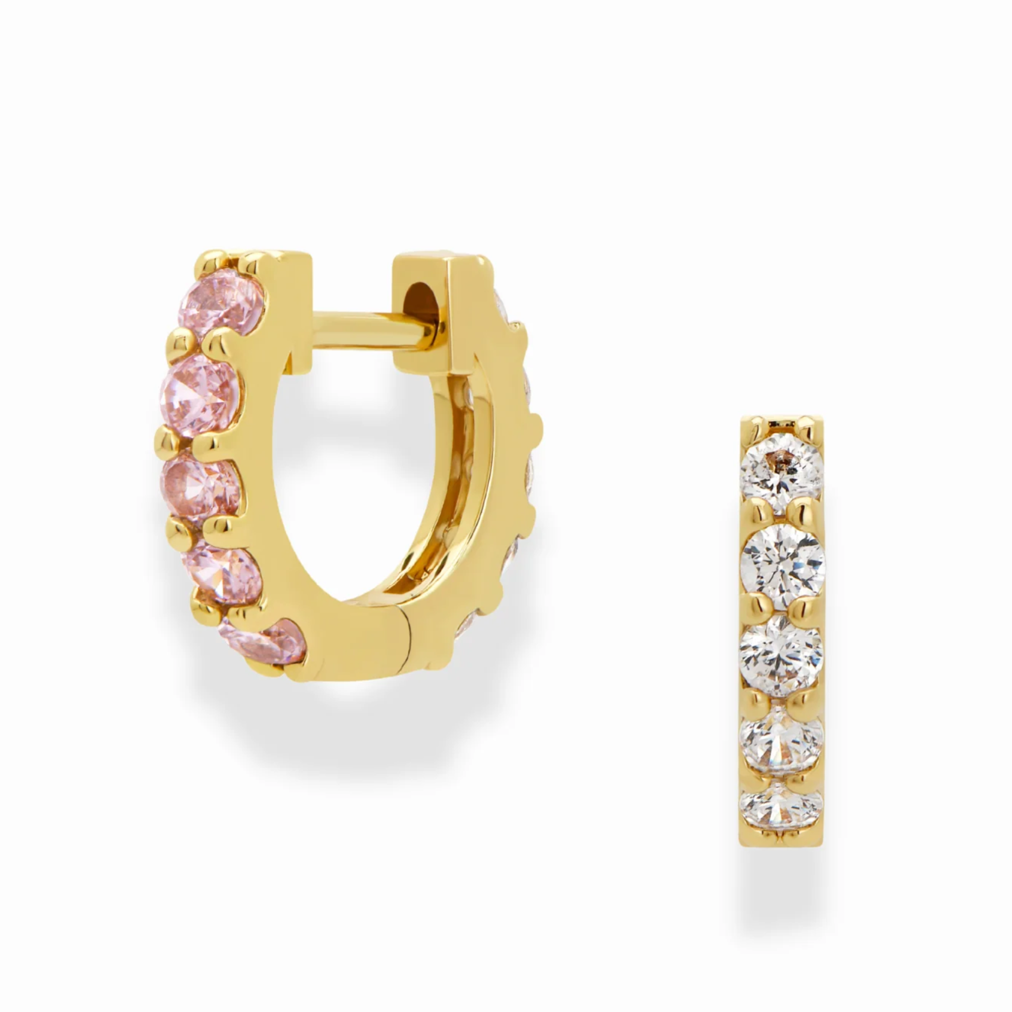 Harlow Reversible Birthstone Huggies