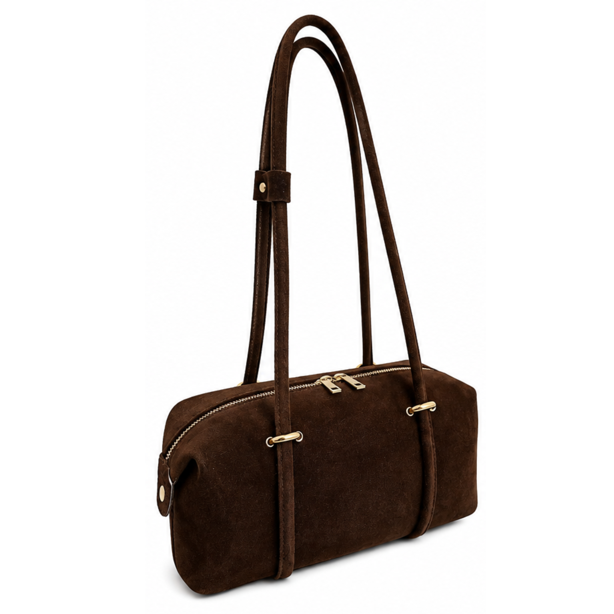 Olga Medium Suede Satchel