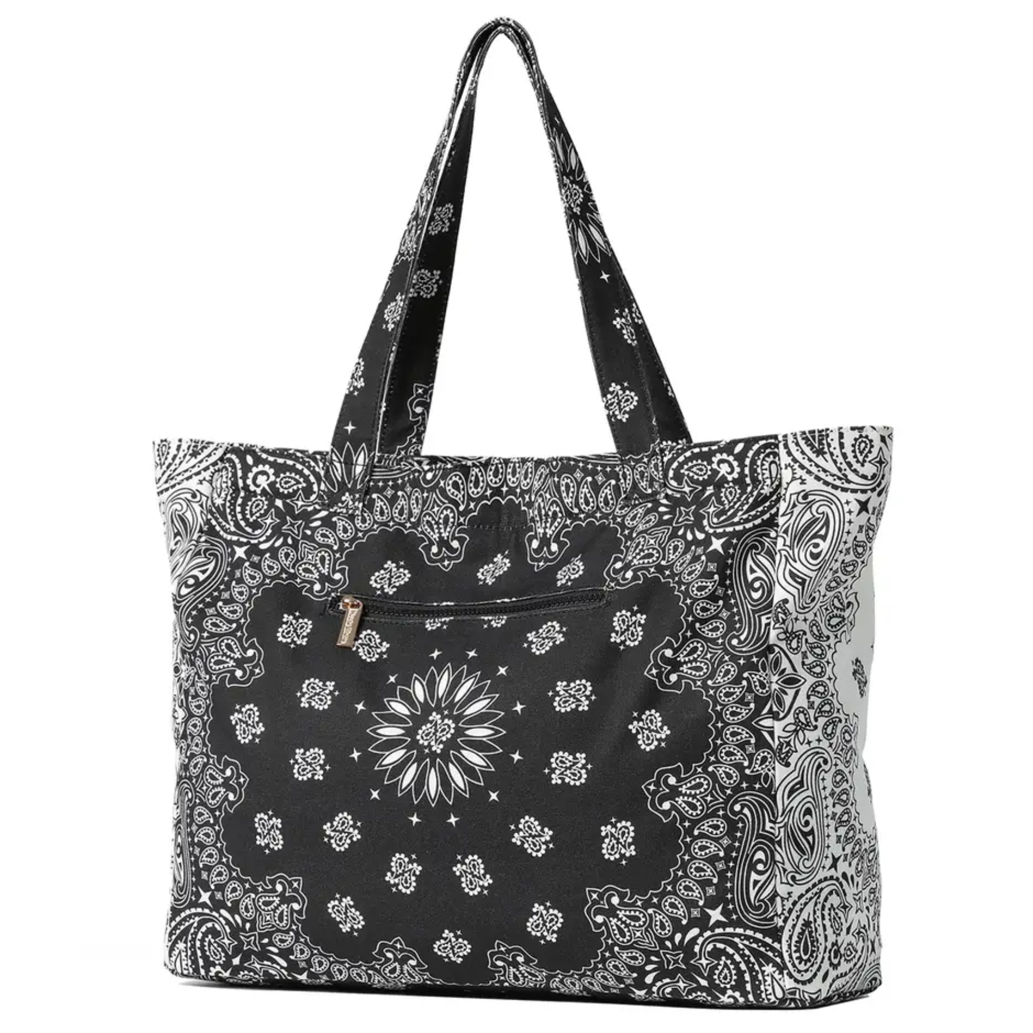 Bandana Print Canvas Tote