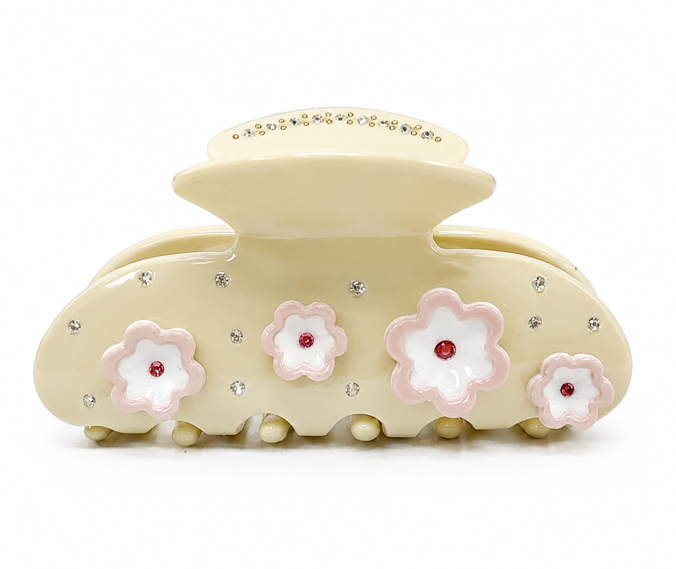 Ivory Flower Hair Clip